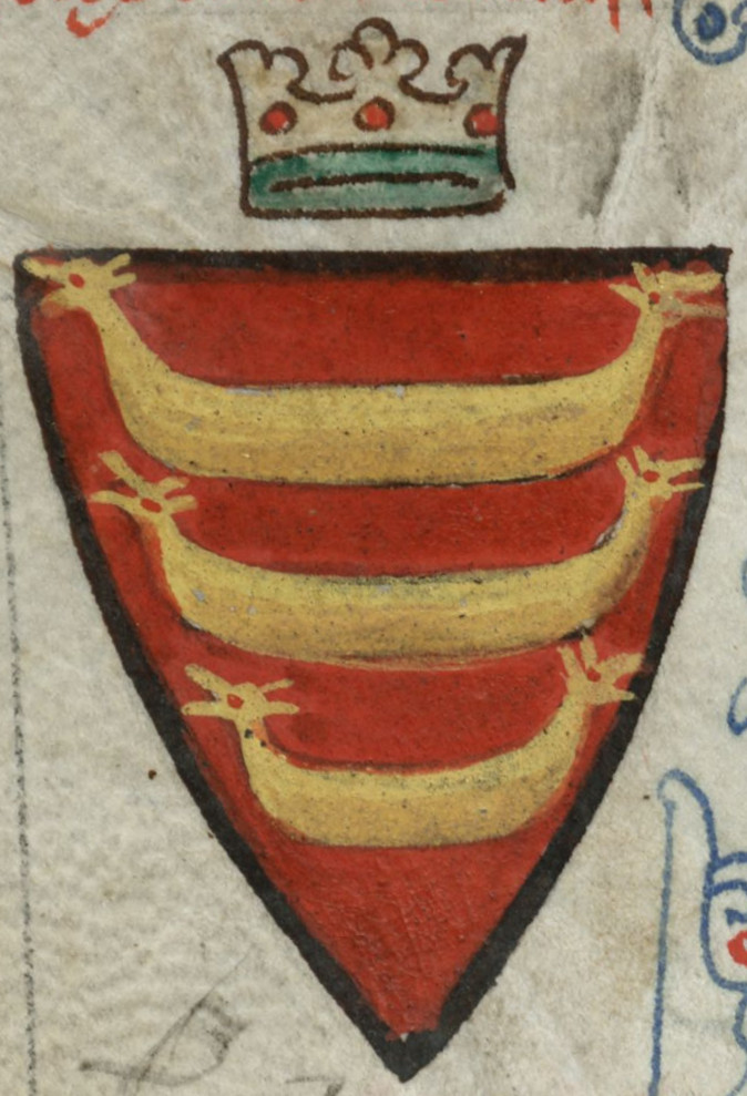 Coat of arms of King Haakon IV of Norway, Chronica Majora II