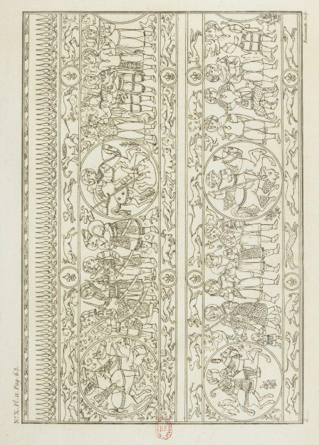 Engraved plate of the basin, 1791