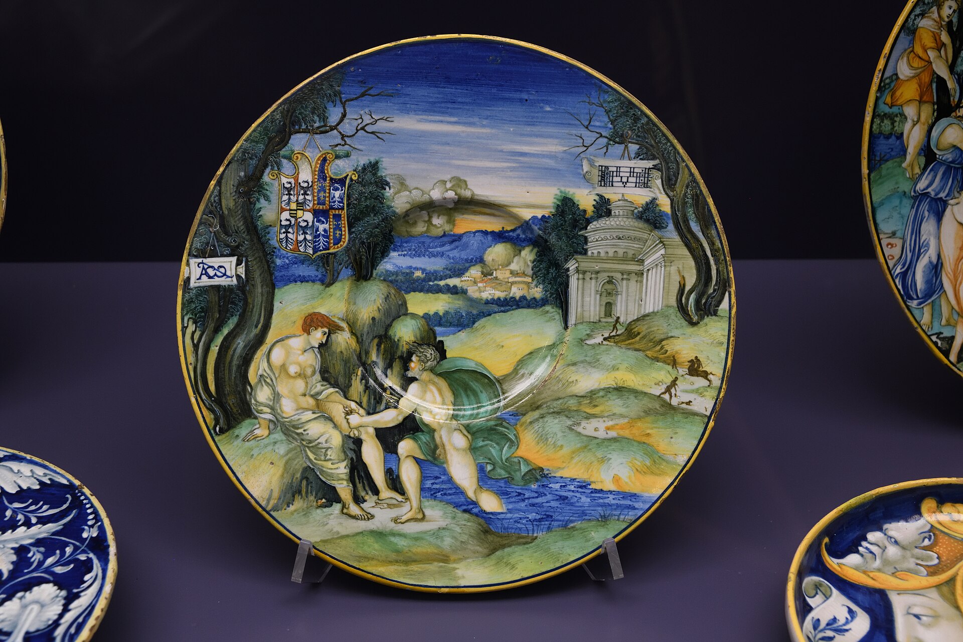 Dish with the Foundational Myth of Mantua