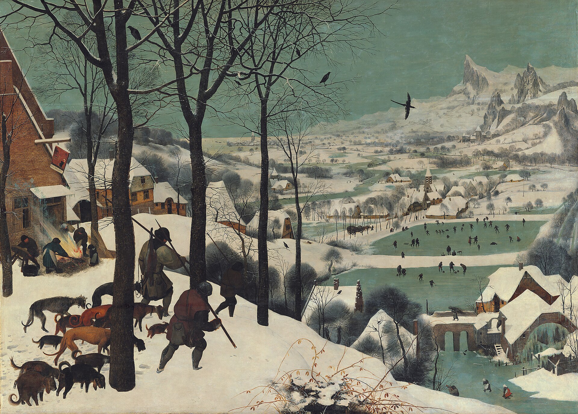 Hunters in the Snow (Winter)