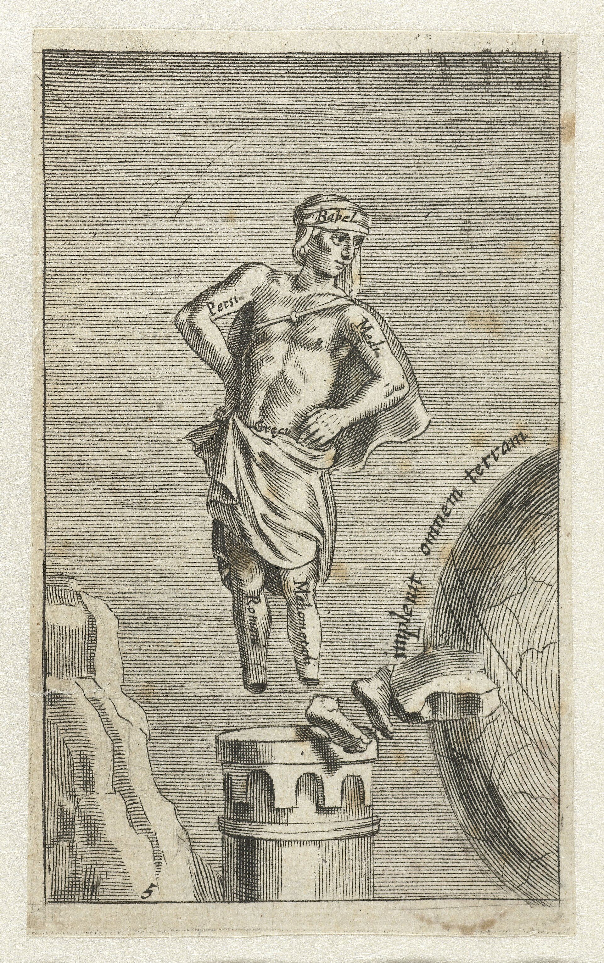 The image from Nebuchadnezzar's dream, from Piedra gloriosa
