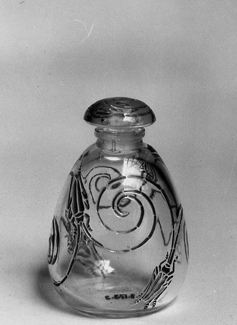 'Capricornes' (Capricorn Beetles) bottle with stopper
