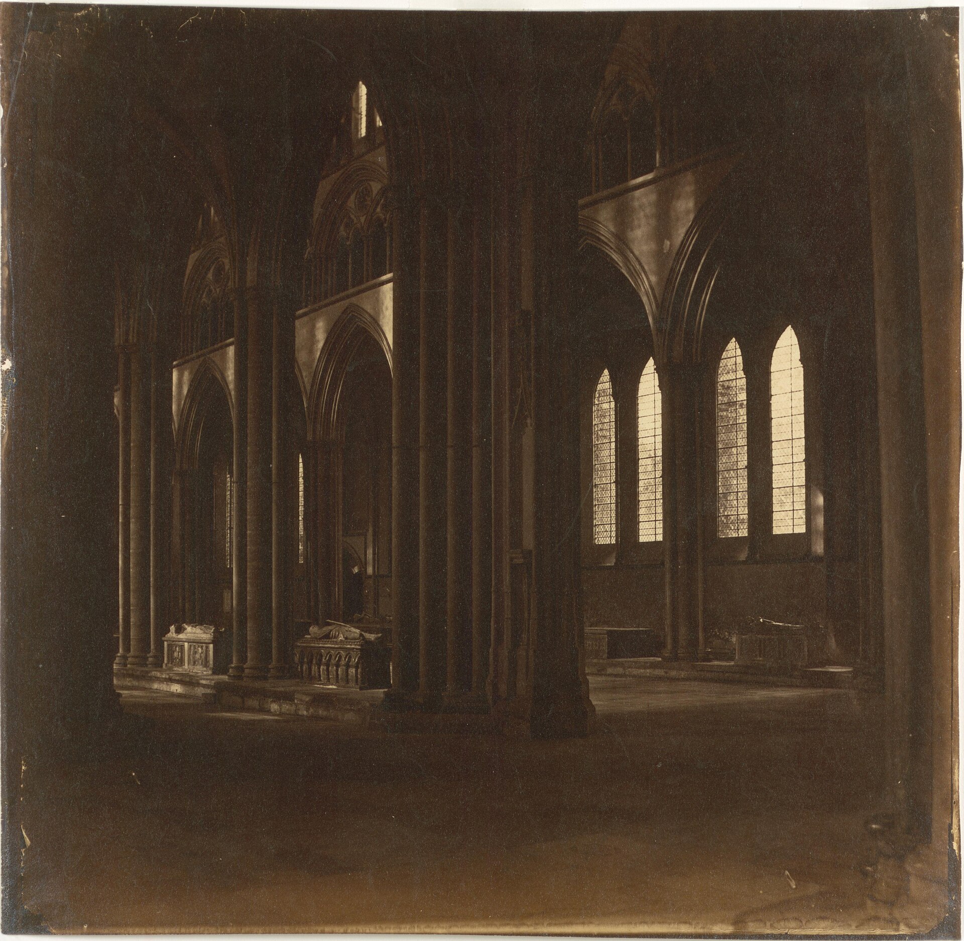 Salisbury Cathedral, the Nave, from the South Transept