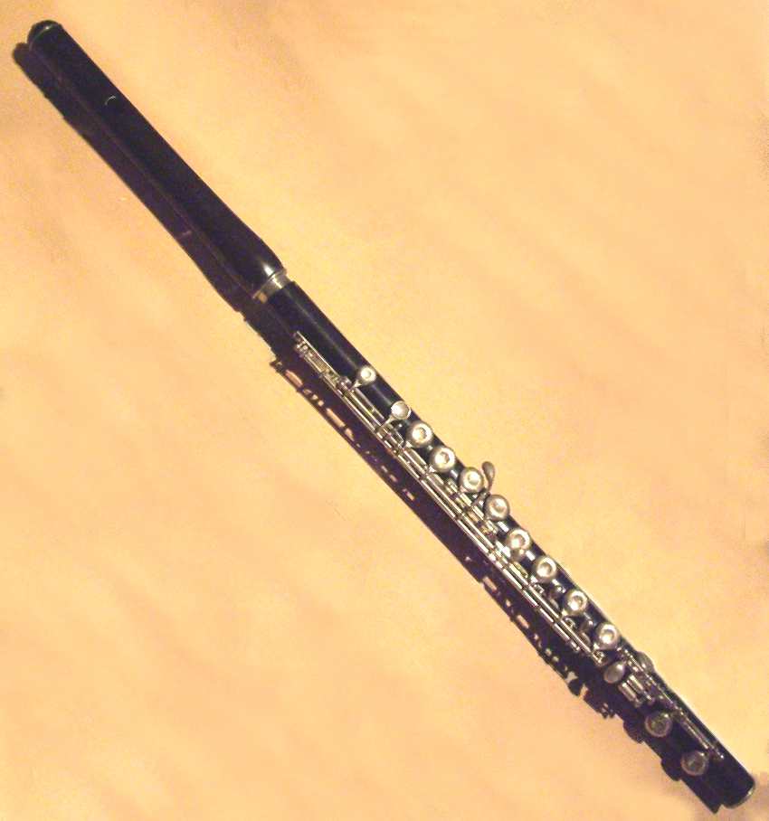 Transverse flute by Boehm & Mendler, about 1870