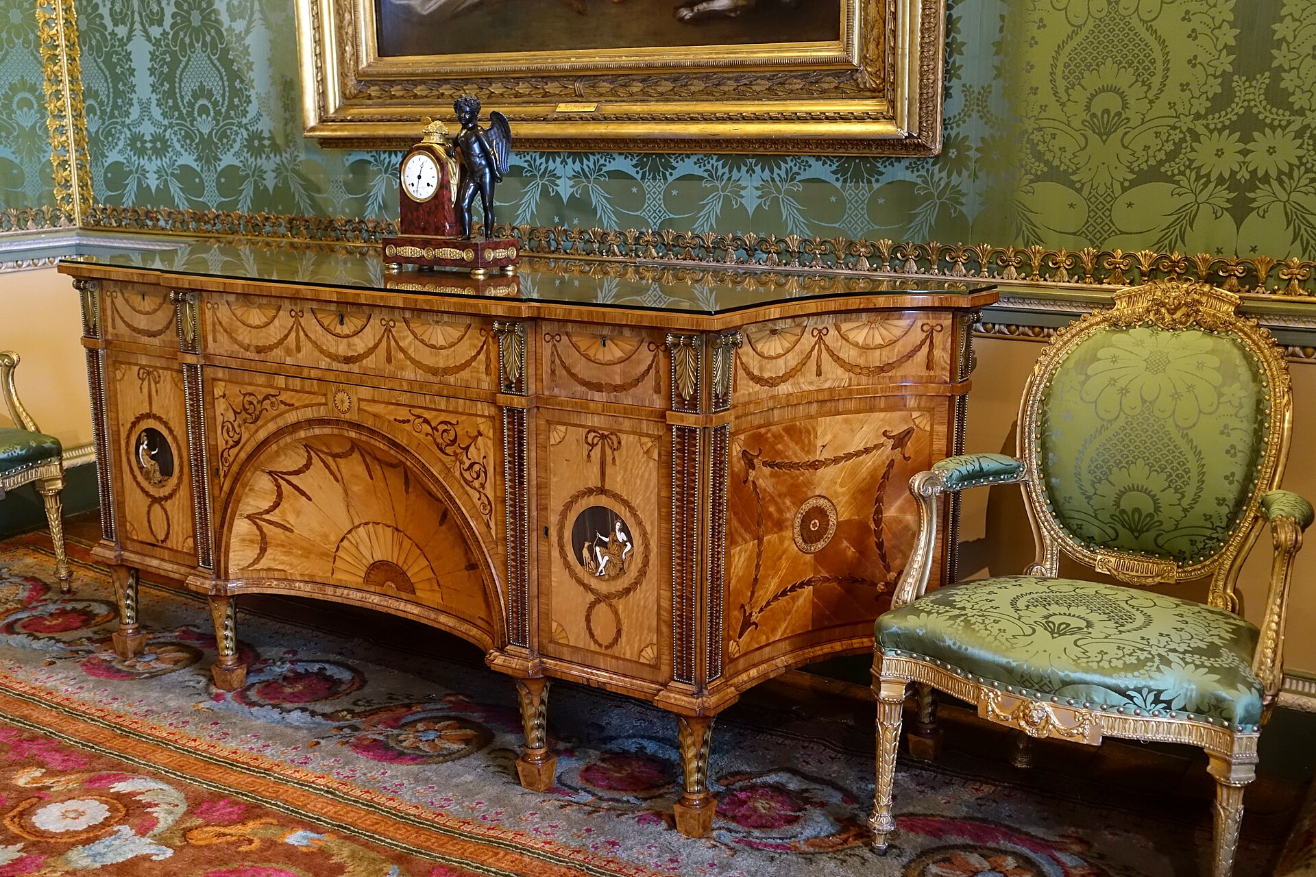 The Diana and Minerva commode, Harewood, 1773