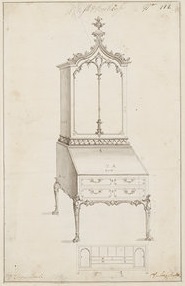 Desk and bookcase, third edition, 1762