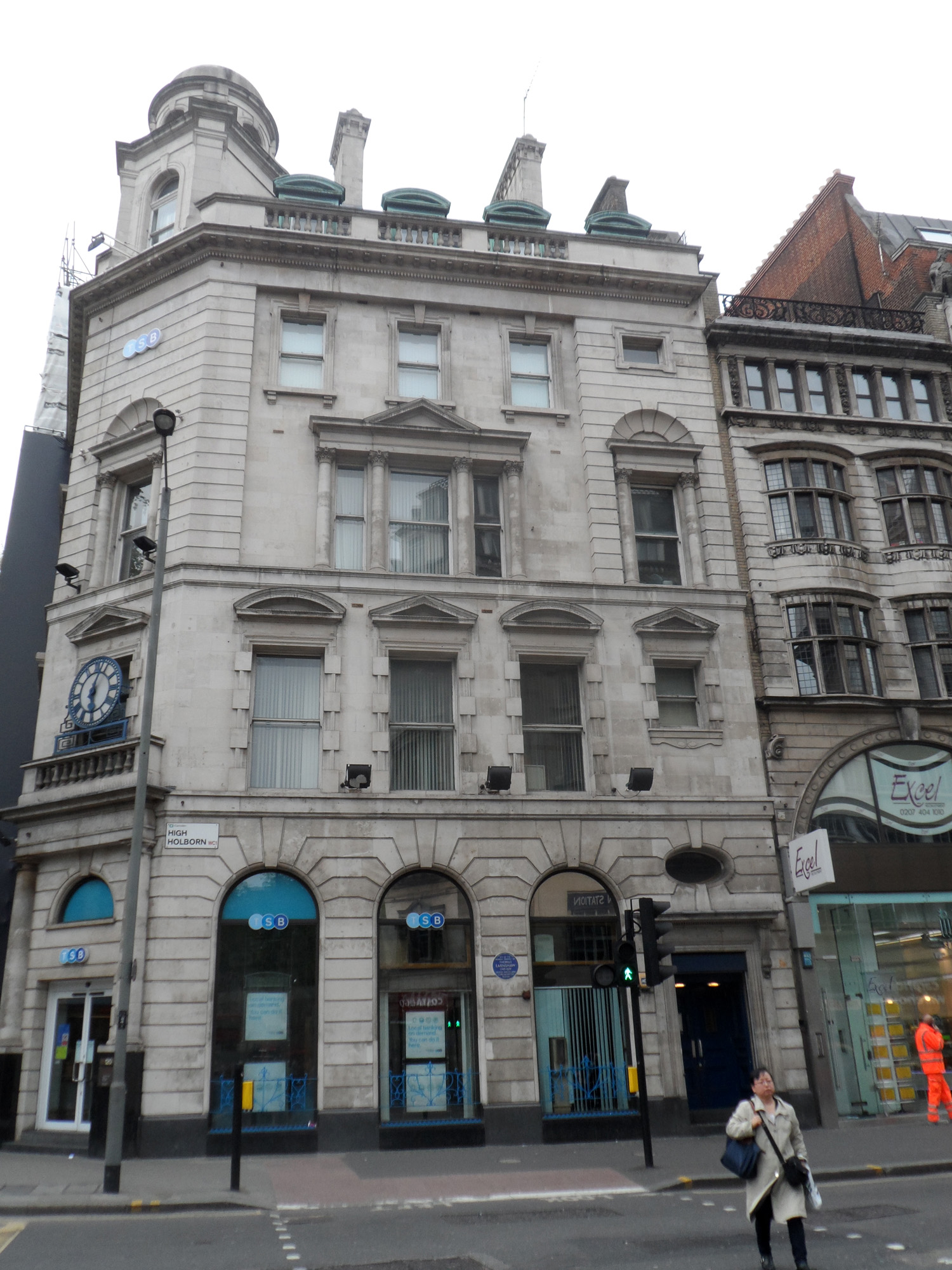Site of Earnshaw's workshop, 119 High Holborn