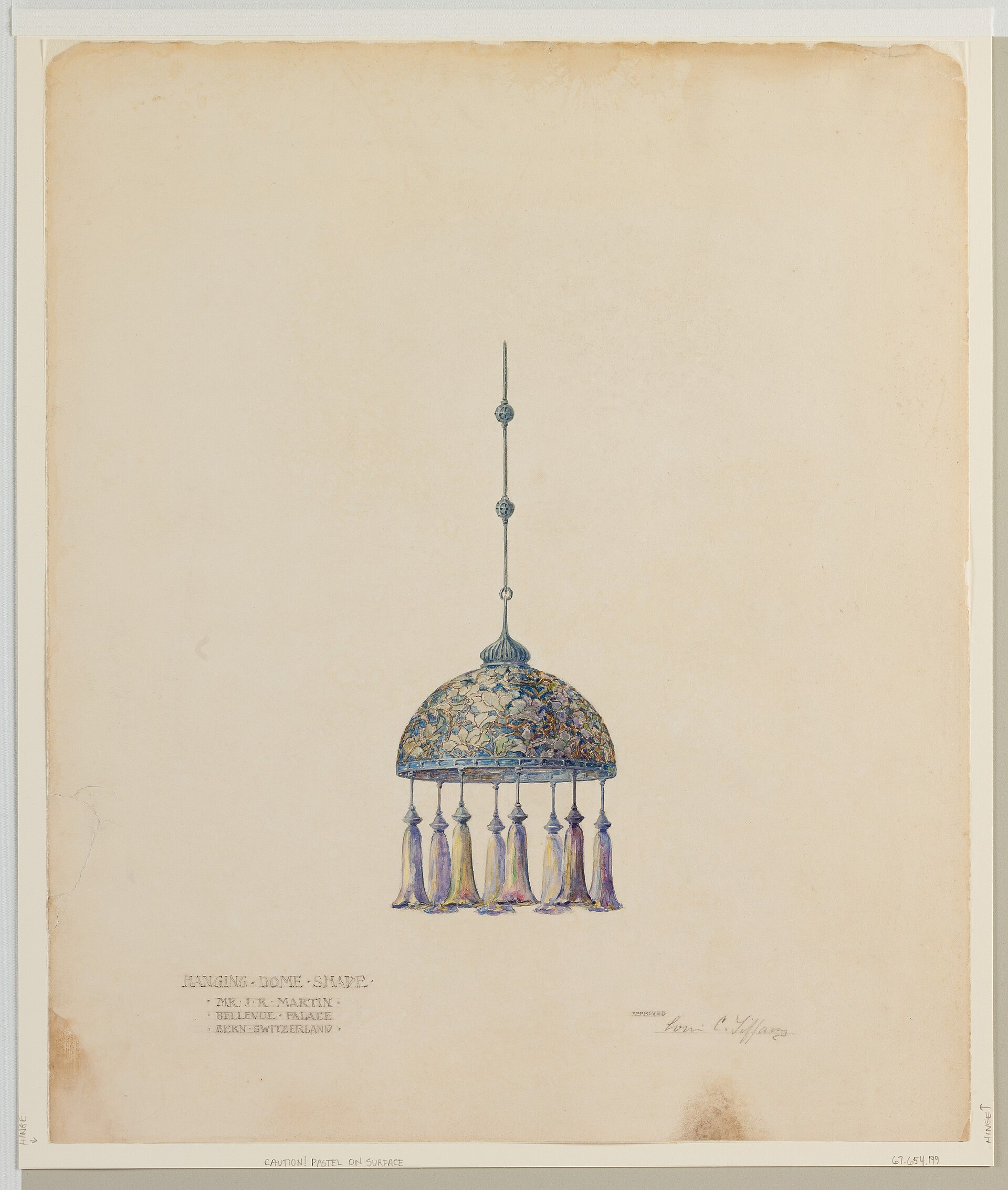 Approved by Louis C. Tiffany