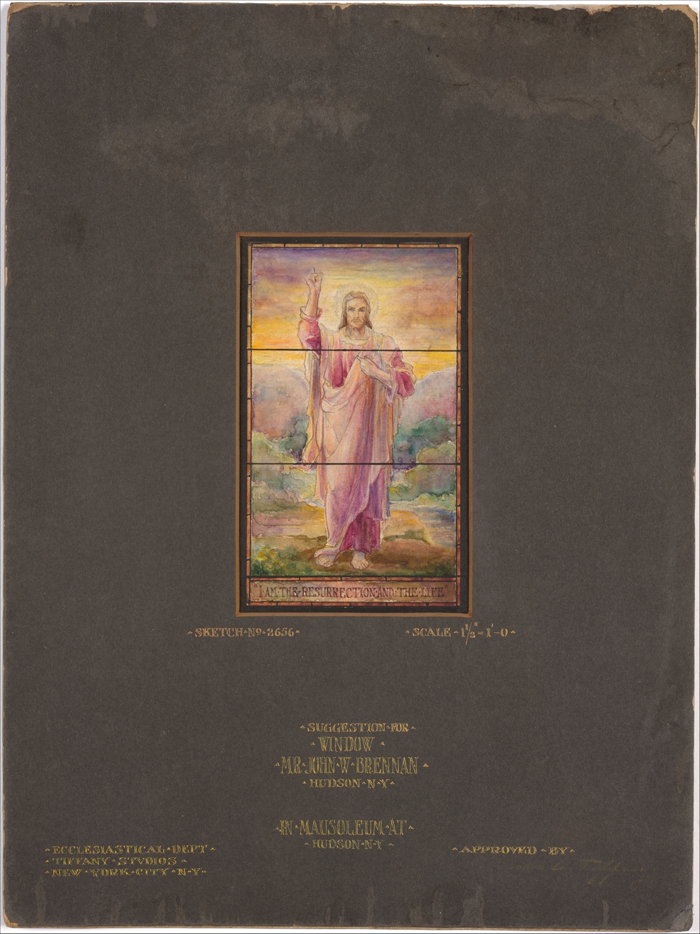 Ecclesiastical Department, sketch number 2656