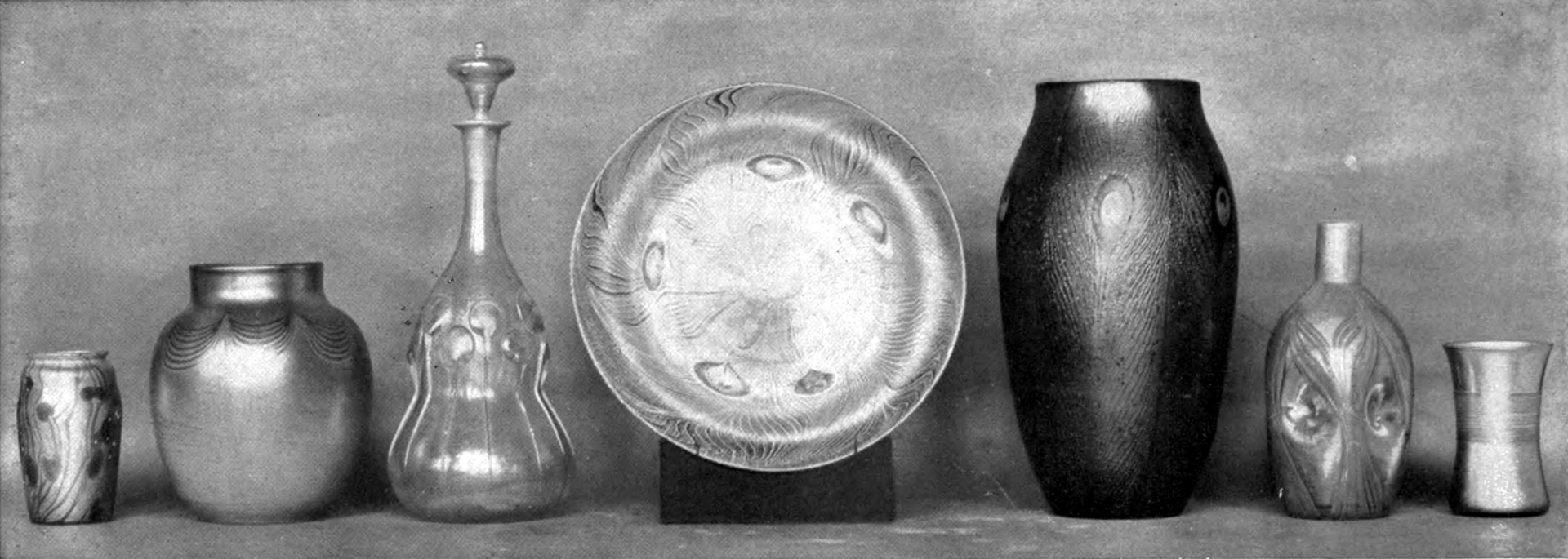 Favrile glassware, published before 1911