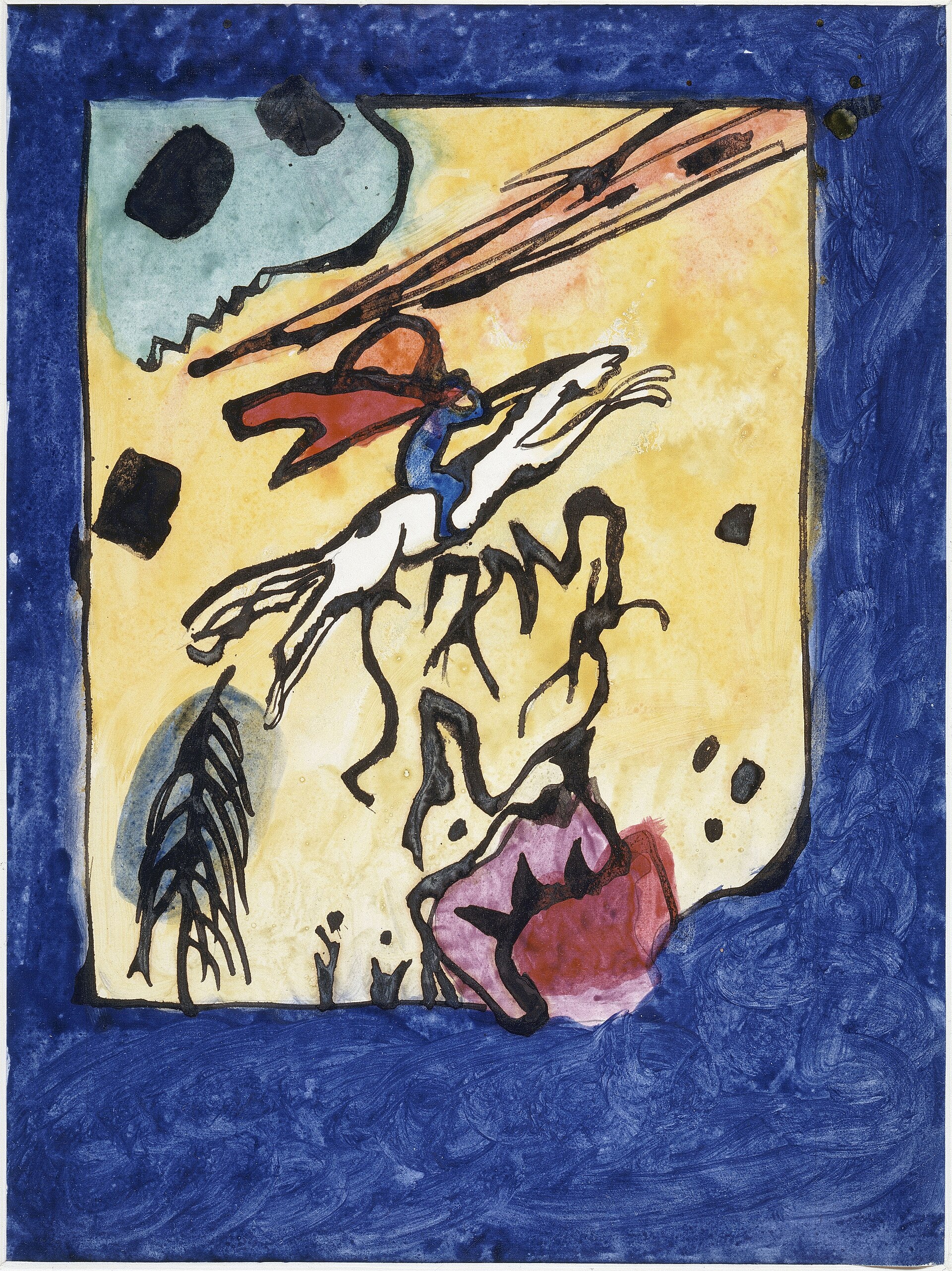 Study for the Cover of Der Blaue Reiter Almanach