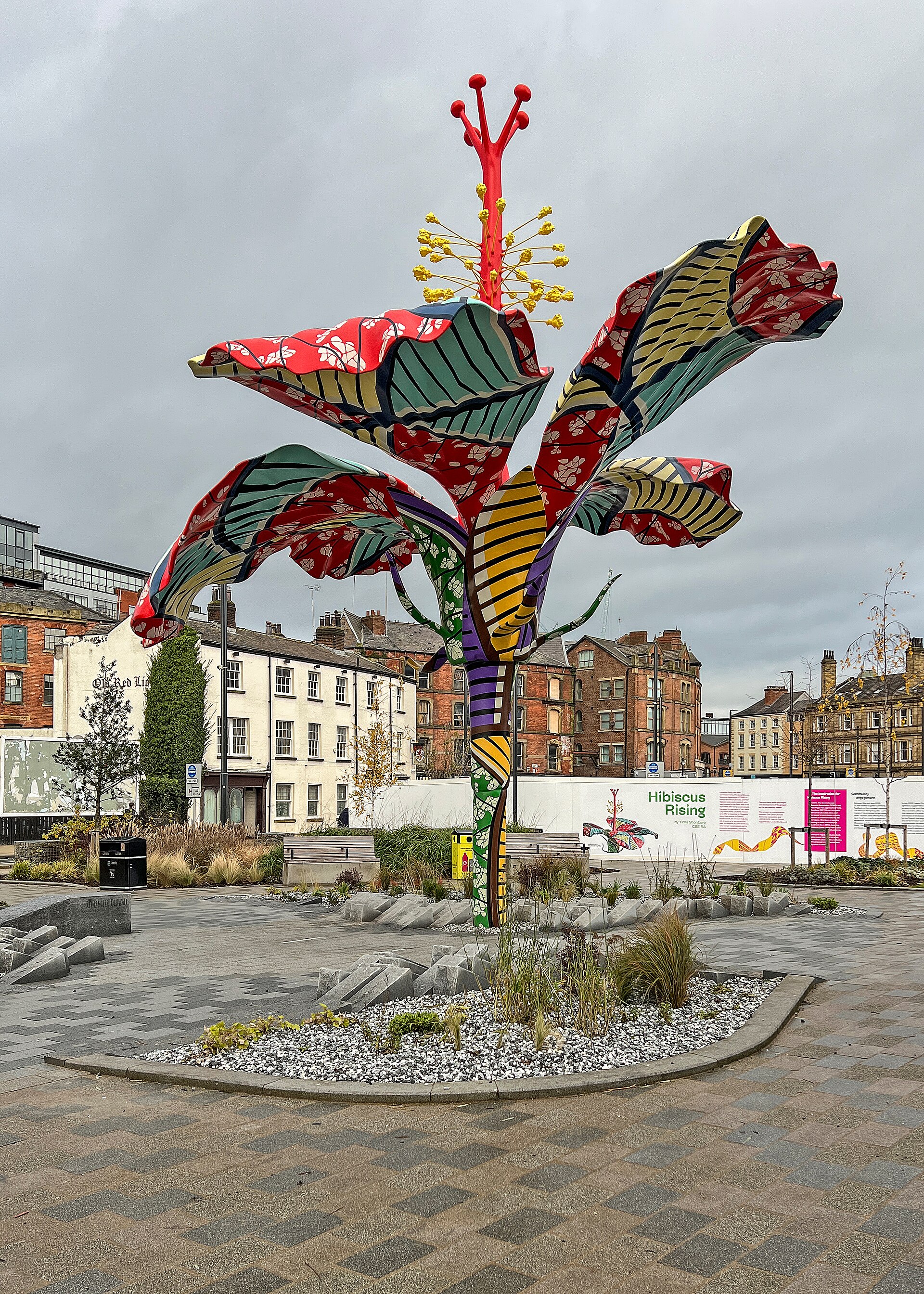 Hibiscus Rising (2023), Aire Park, Leeds