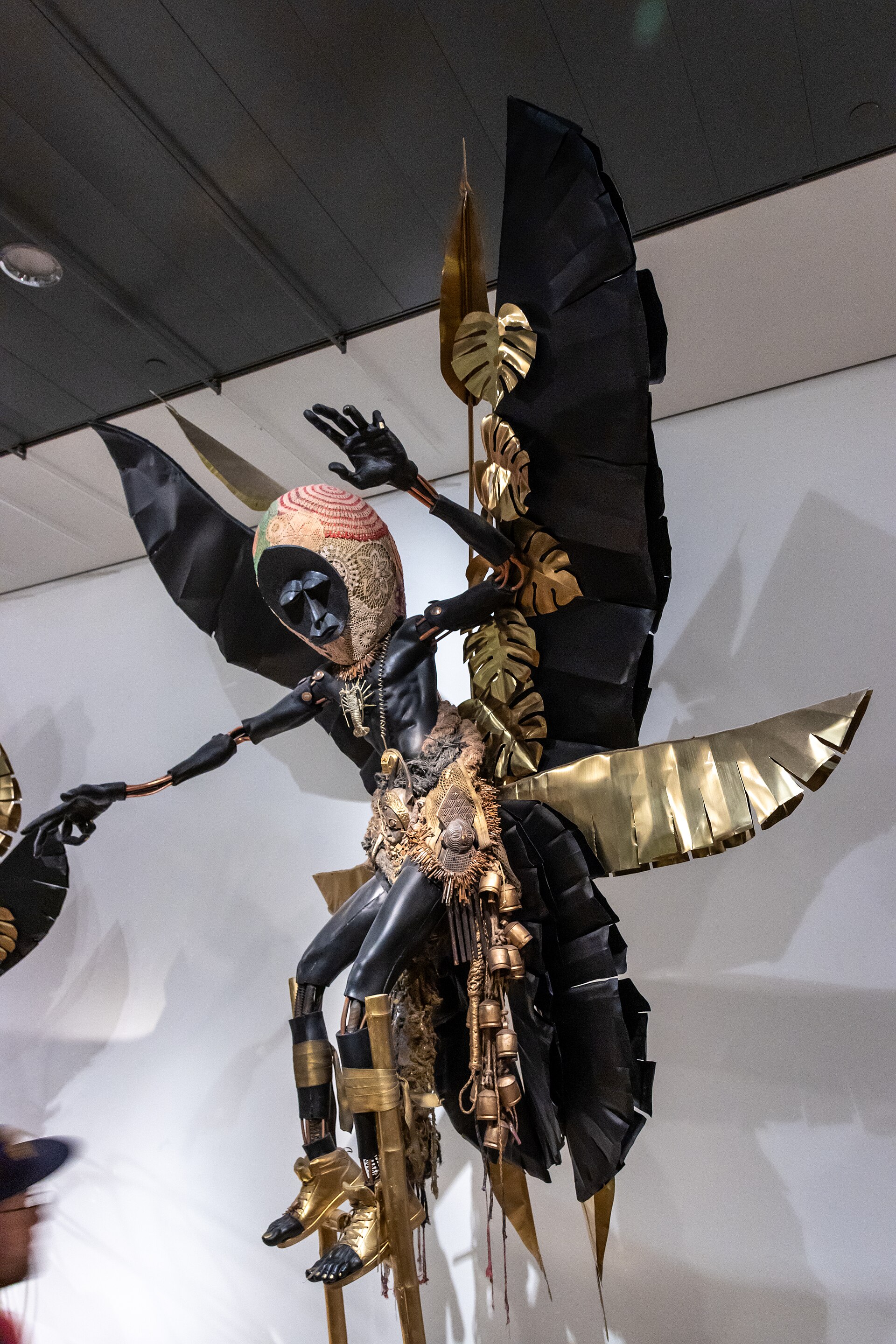 Moko Jumbie figures, British Museum, 2024