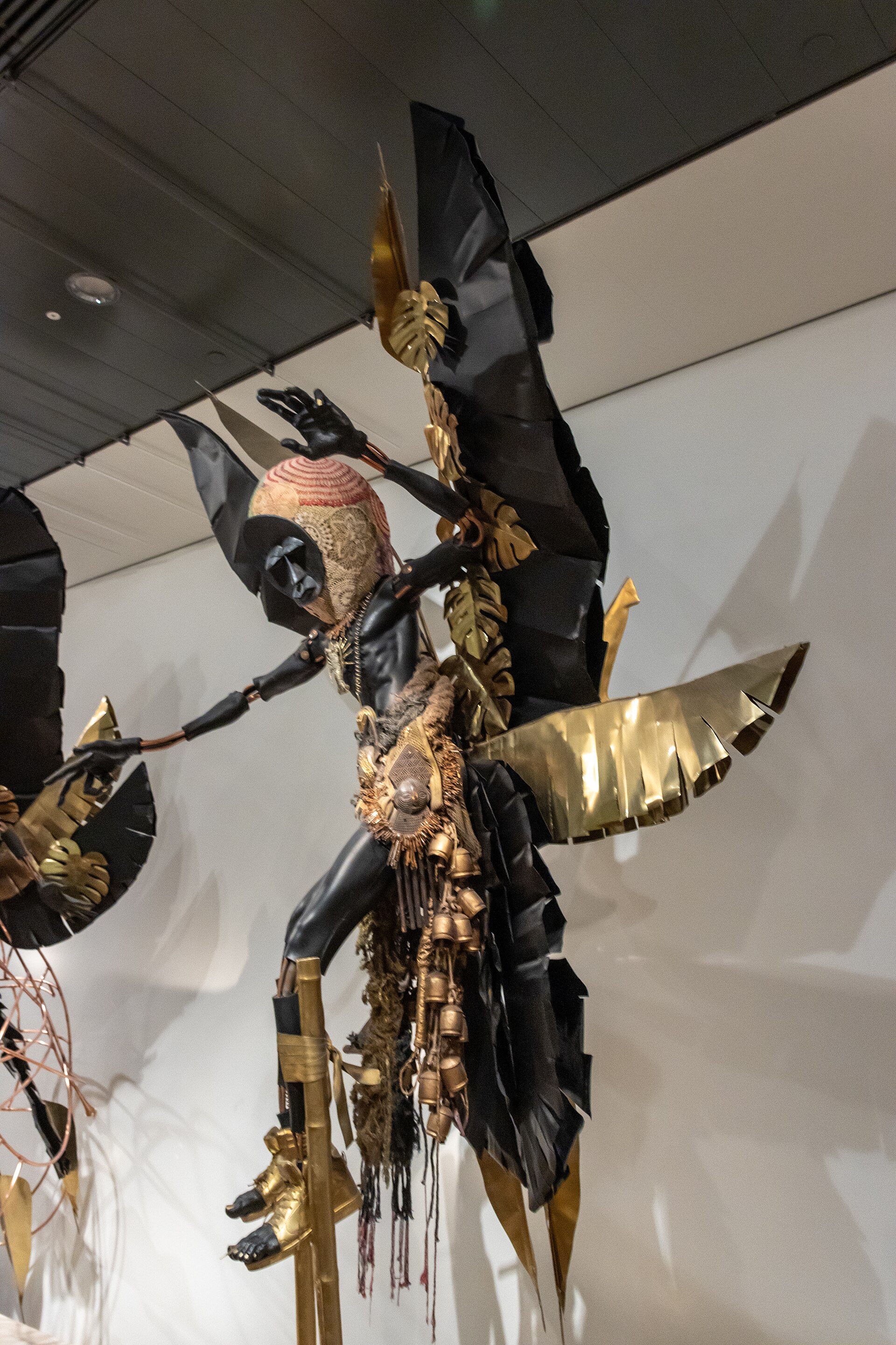 Moko Jumbie figures, British Museum, 2024 (second view)