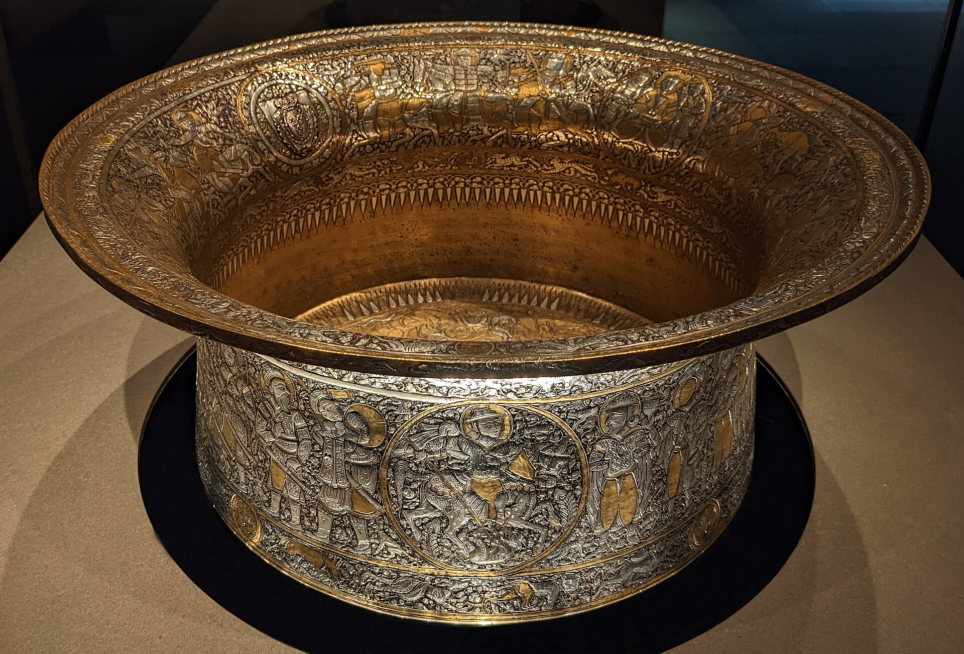 Basin known as the Baptistere de Saint Louis by Muhammad ibn al-Zain