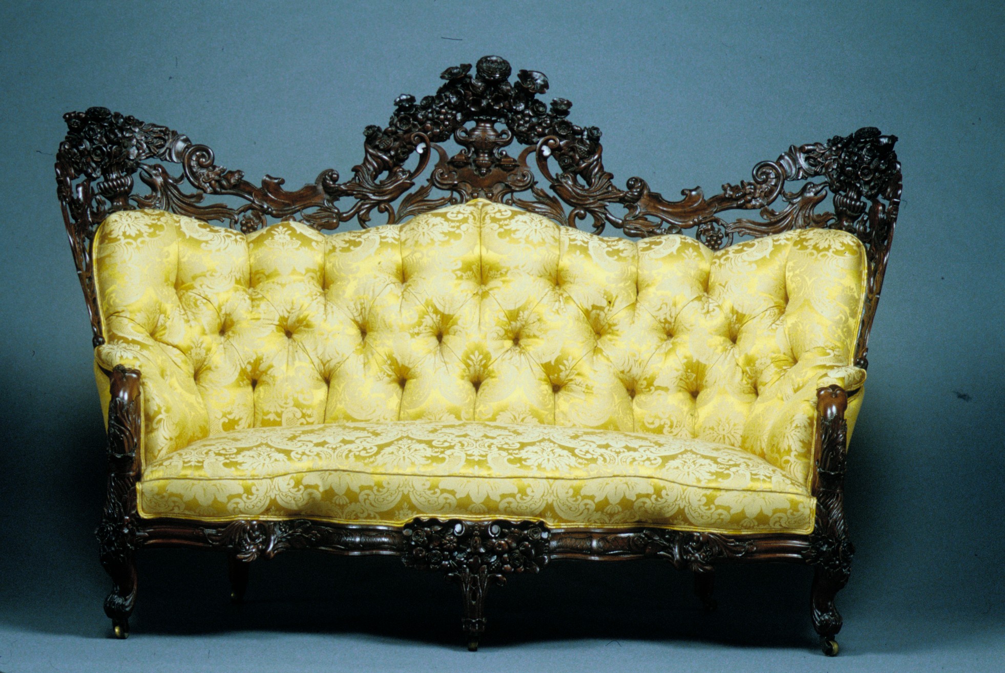 Sofa, accession 1999.396, archival slide photograph
