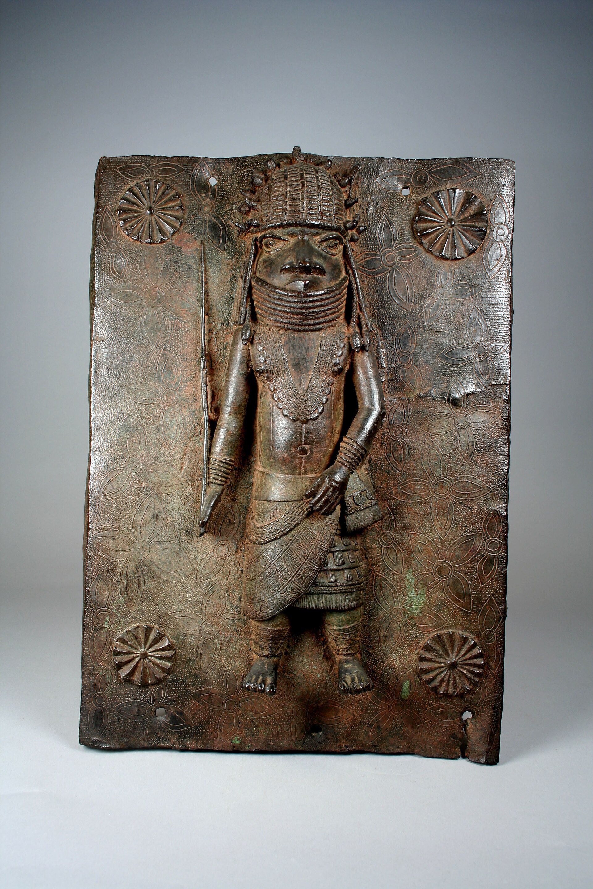 Plaque with Oba (King) or Chief