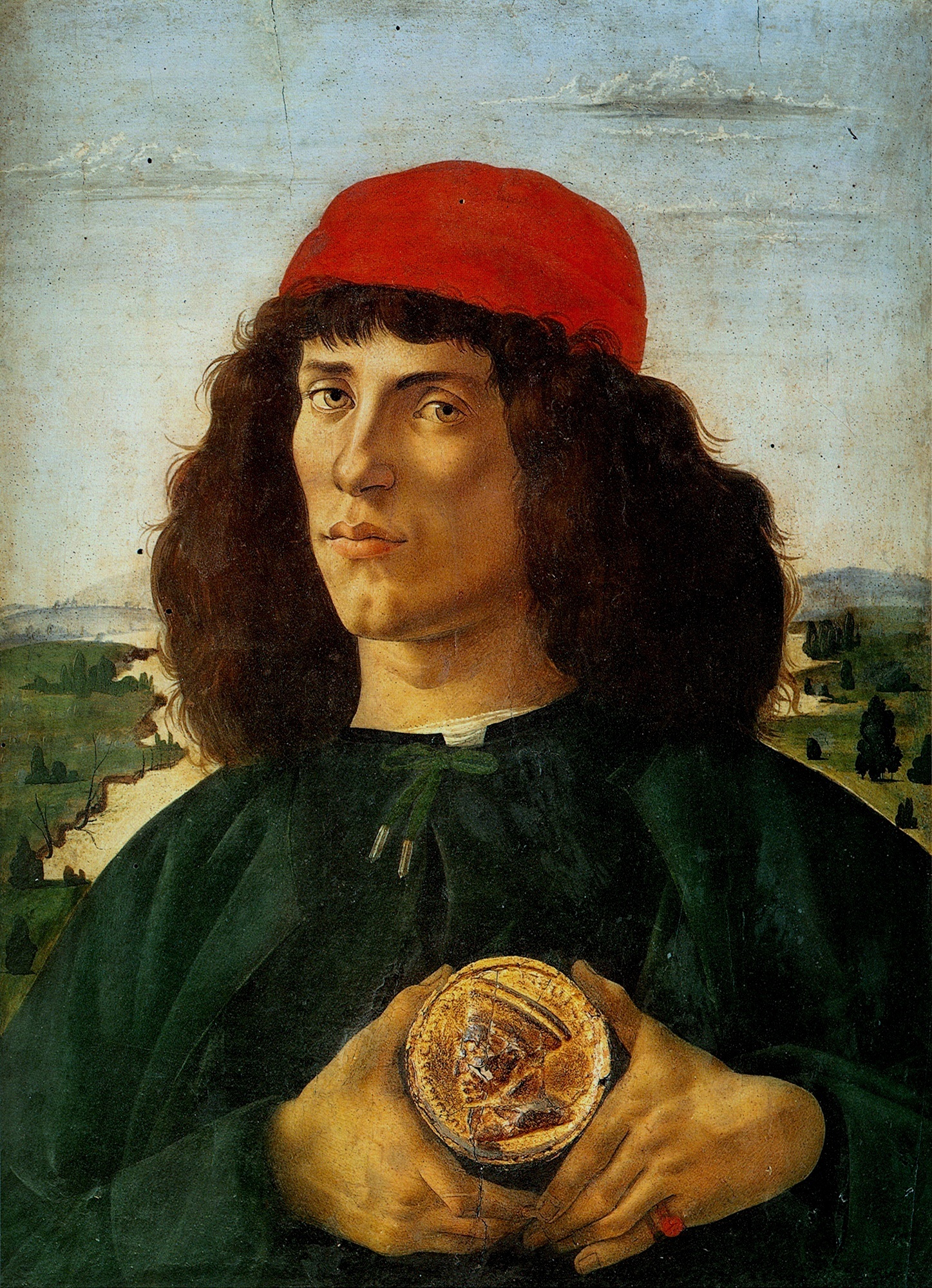 Botticelli, Portrait of a Man with a Medal of Cosimo the Elder