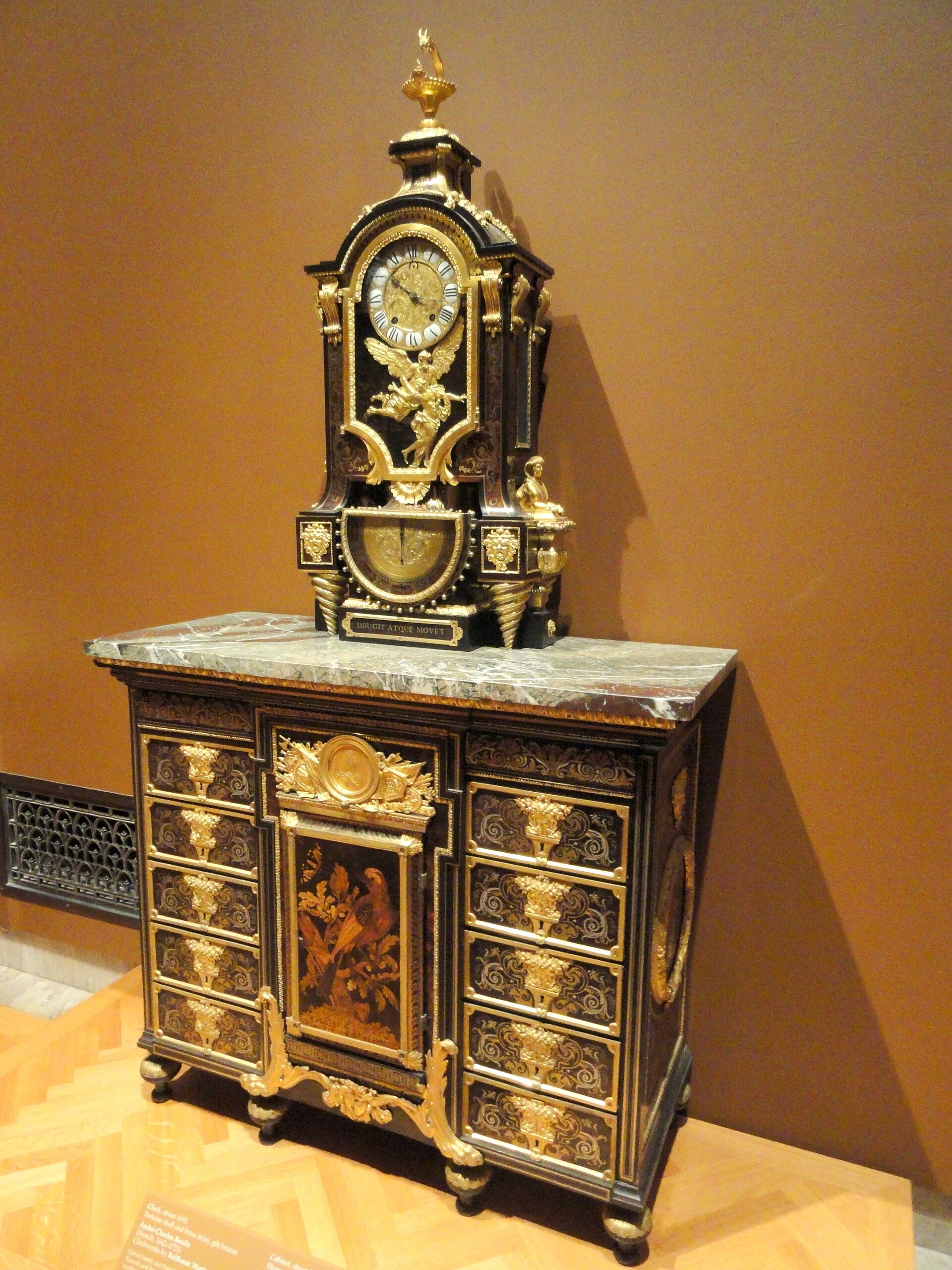 Cabinet, in the galleries