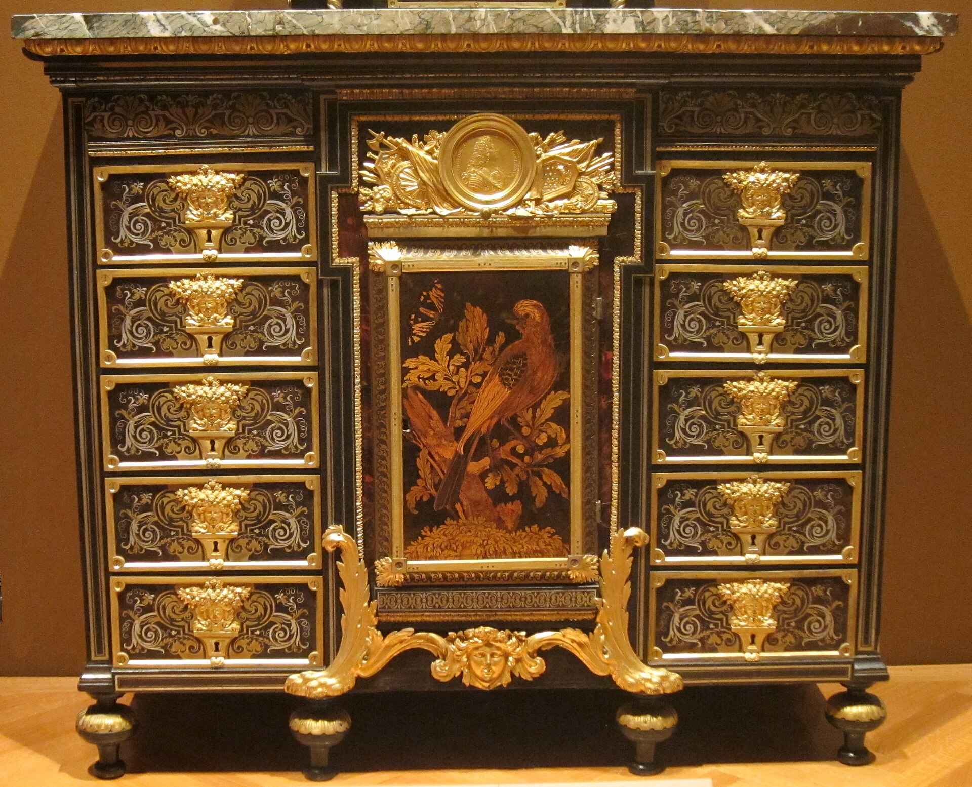 Cabinet, in the galleries