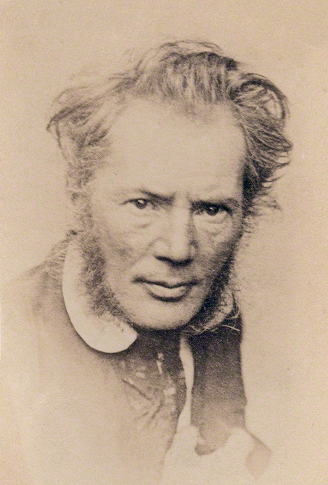 Richard Cockle Lucas, self-portrait photograph