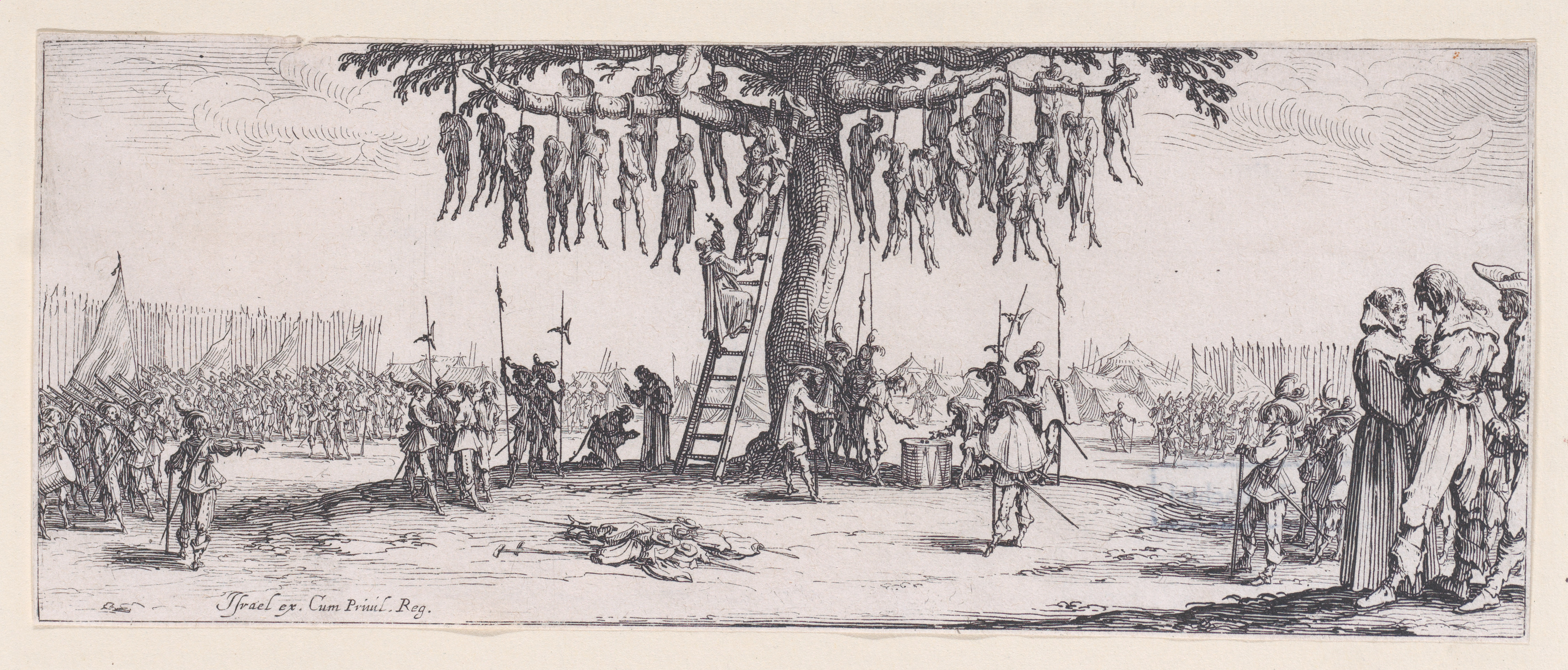 La Pendaison (The Hanging), plate 11 from Les Miseres et les Mal-Heures de la Guerre