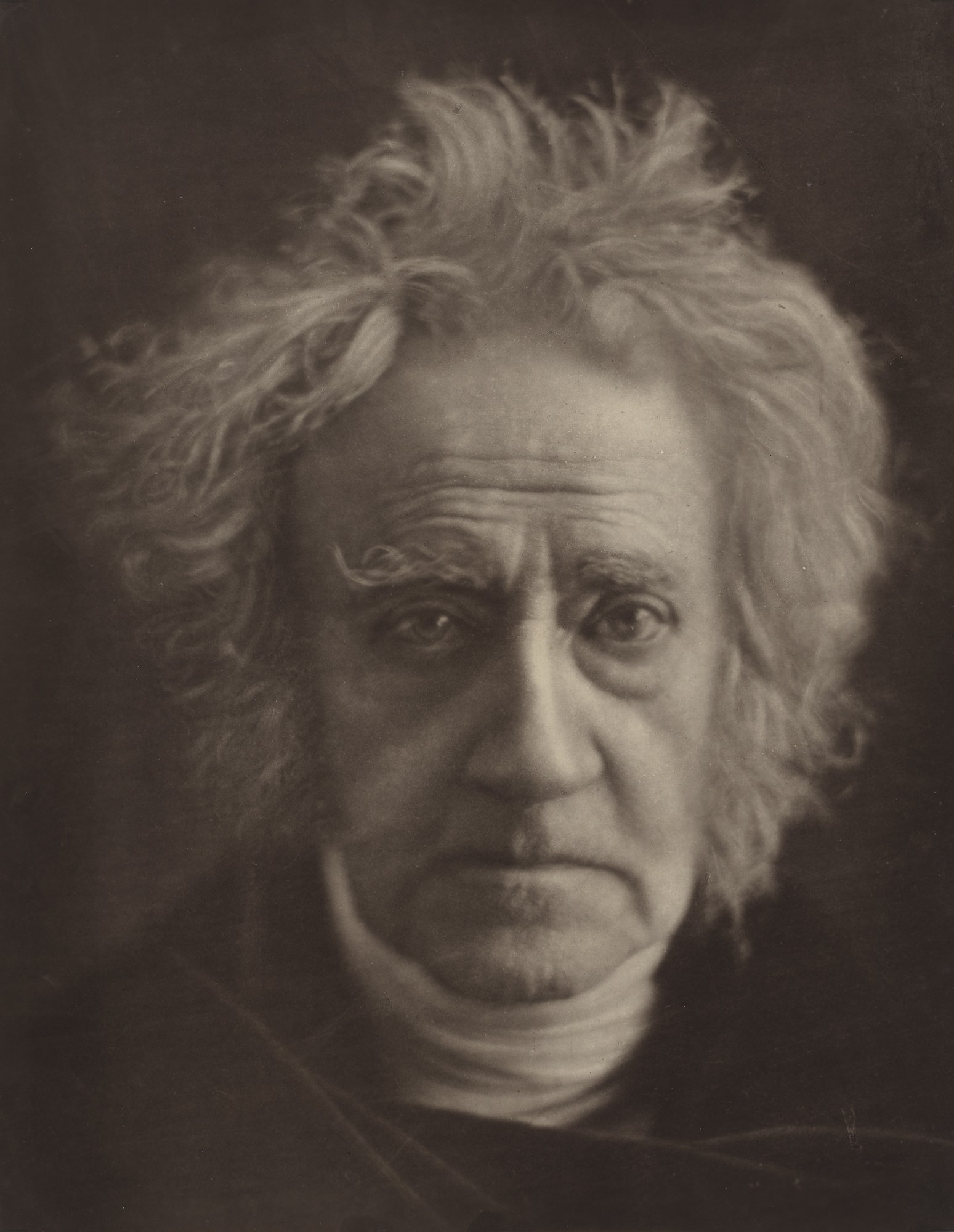 Sir John F. W. Herschel, carbon print