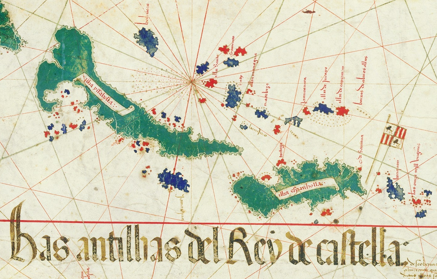 The Greater Antilles, detail
