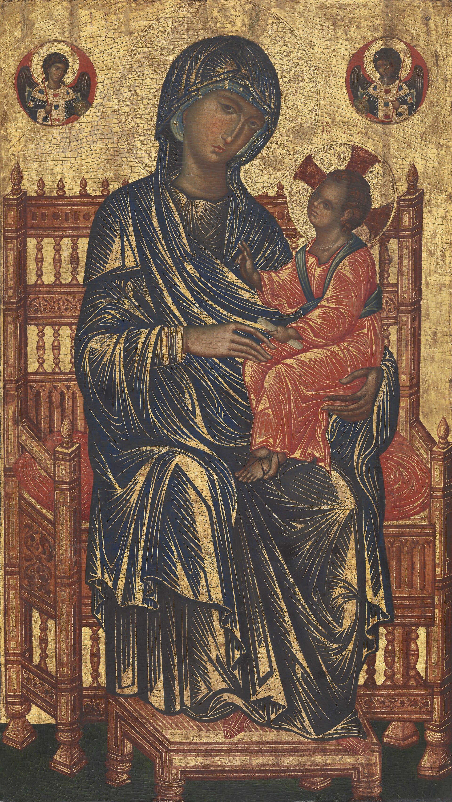 The icon Cimabue was breaking with