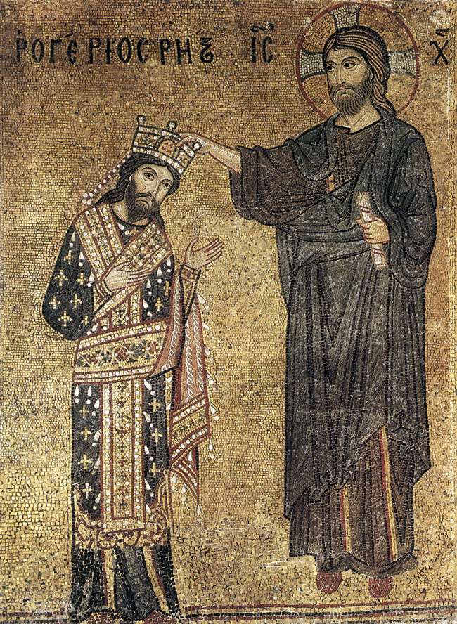 Christ Crowning Roger II, La Martorana, Palermo