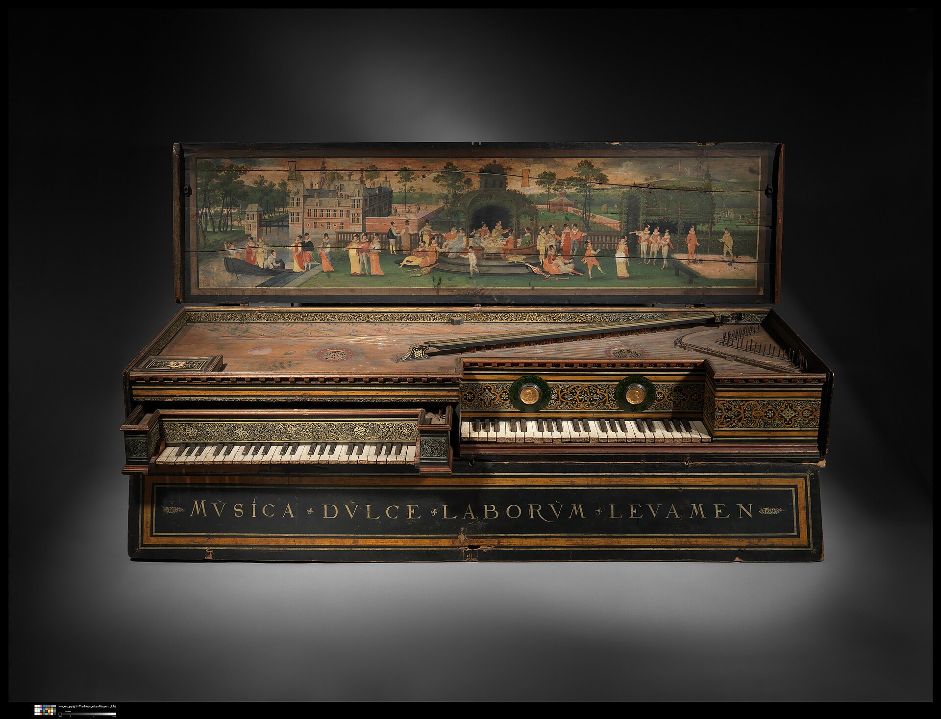 Double Virginal, Hans Ruckers the Elder, 1581