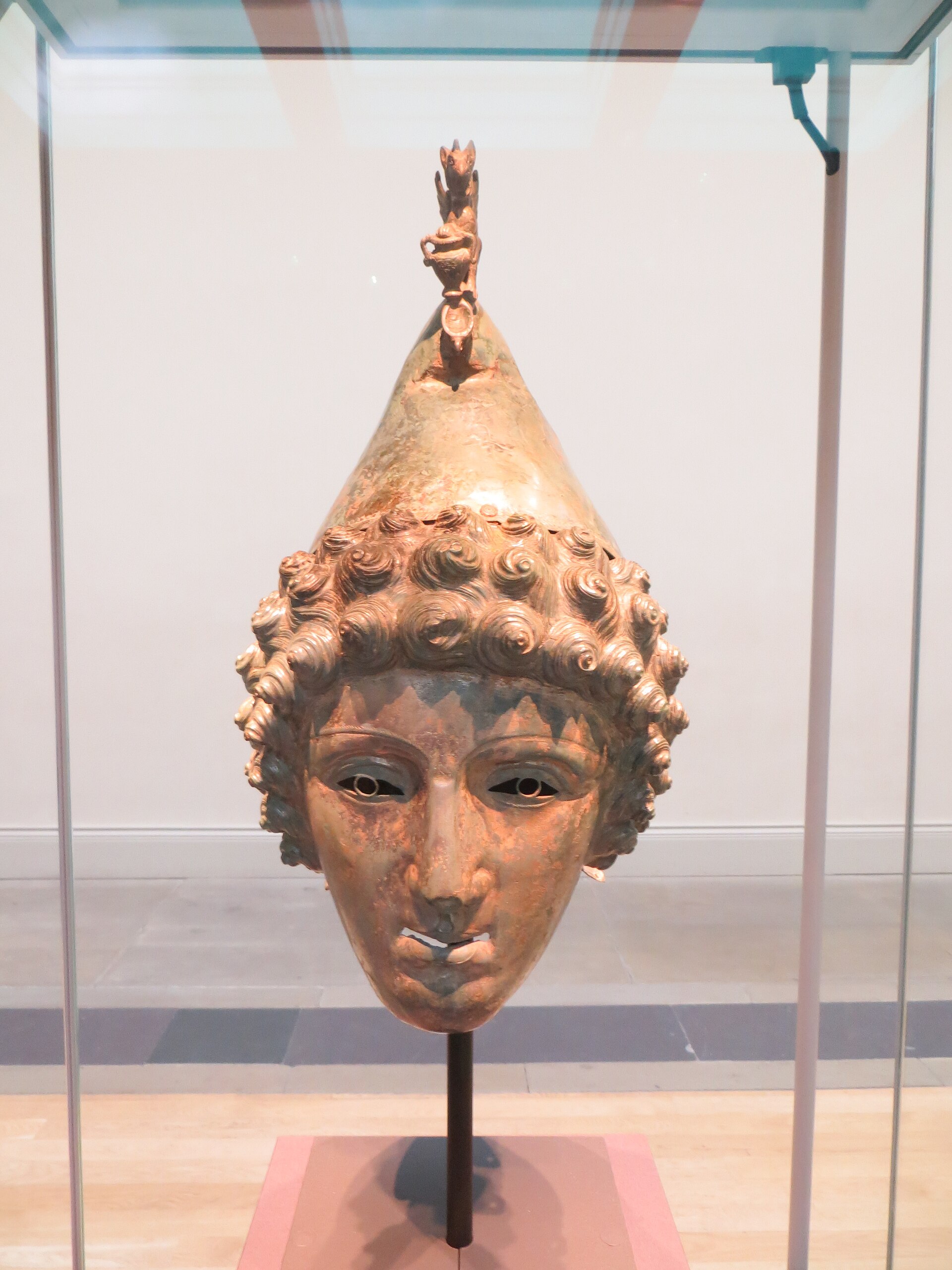 The Crosby Garrett Helmet on loan at the British Museum