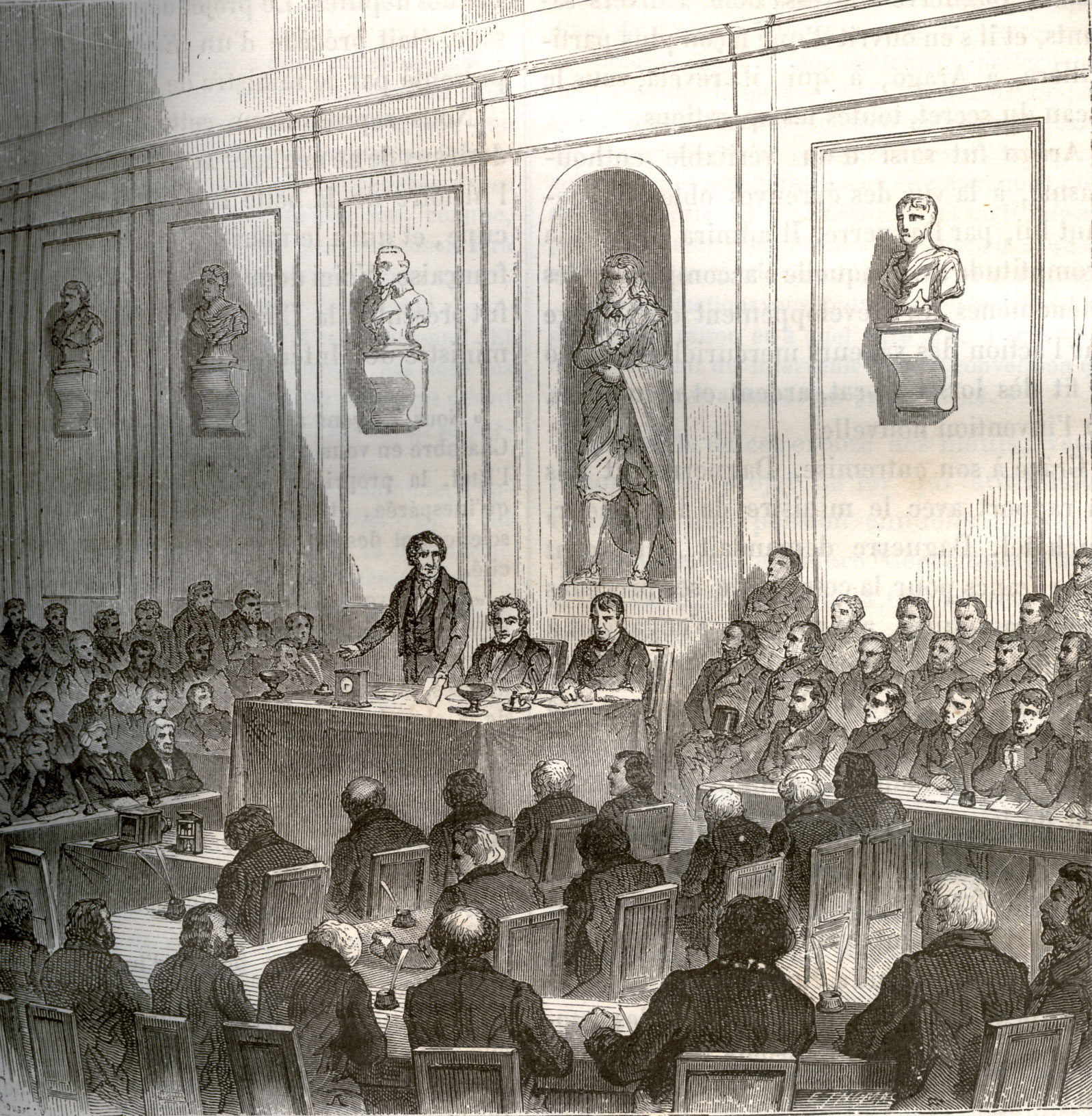 Francois Arago announces Daguerre's discovery