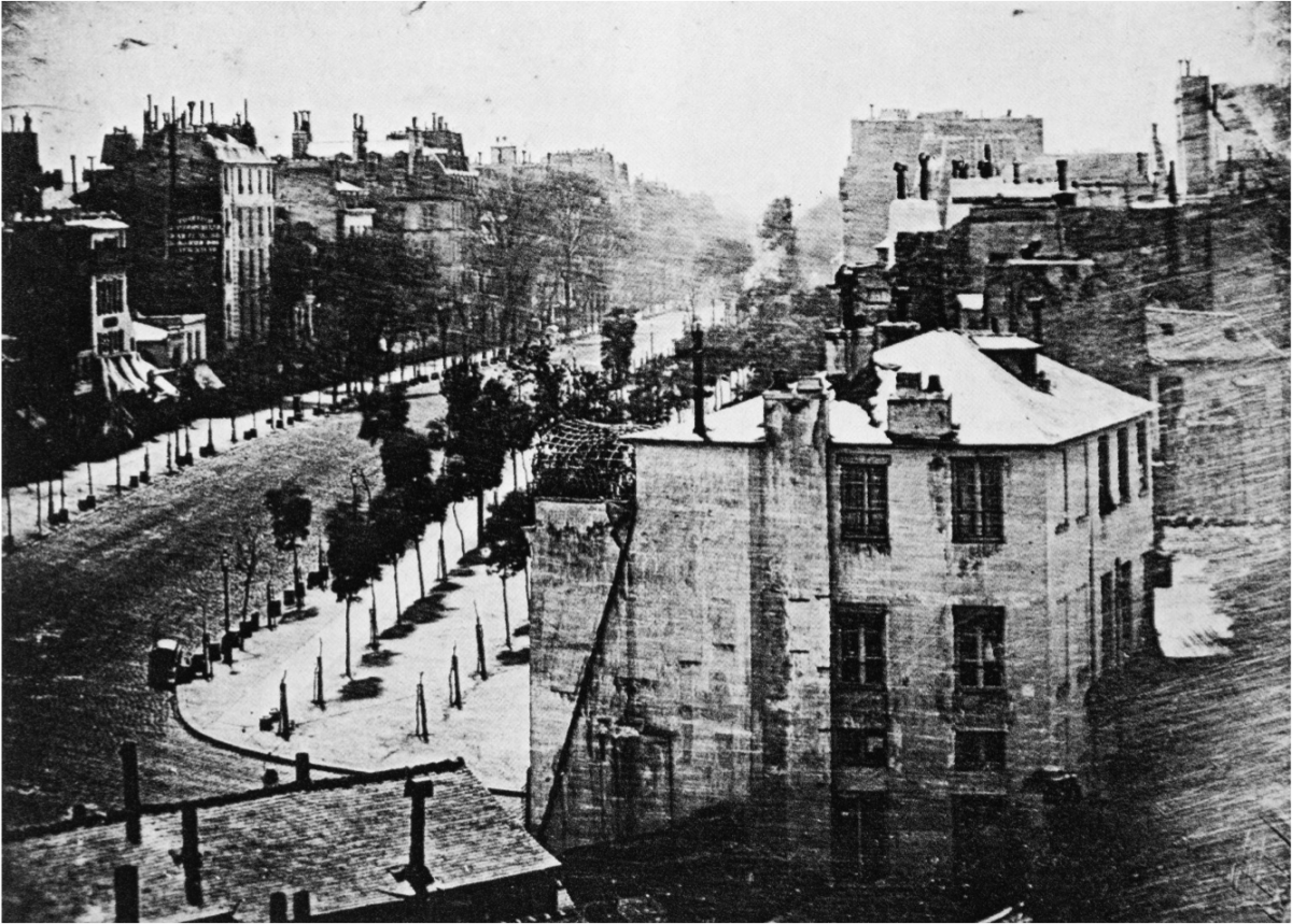 Boulevard du Temple, at midday