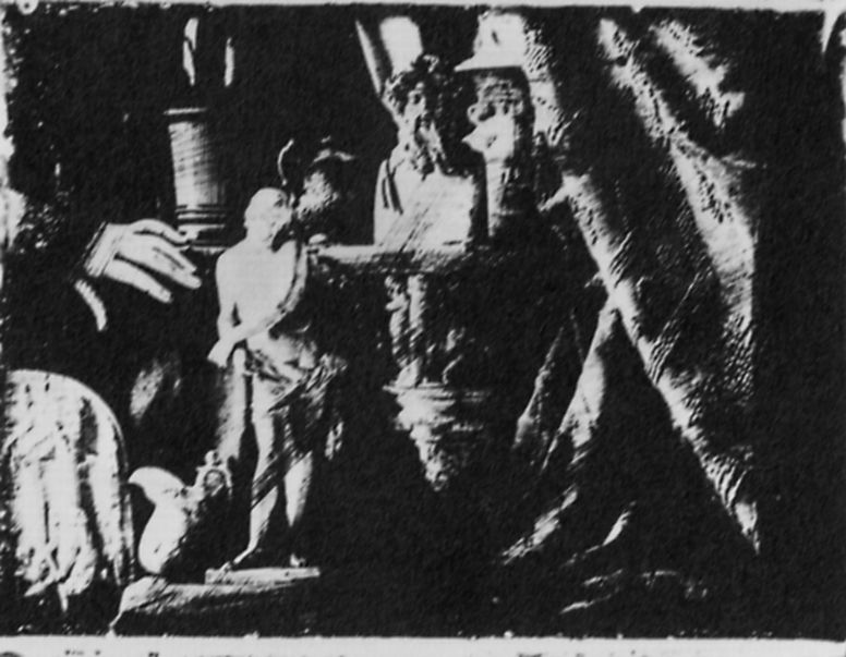 Still life with plaster casts, third panel of the 1839 presentation set