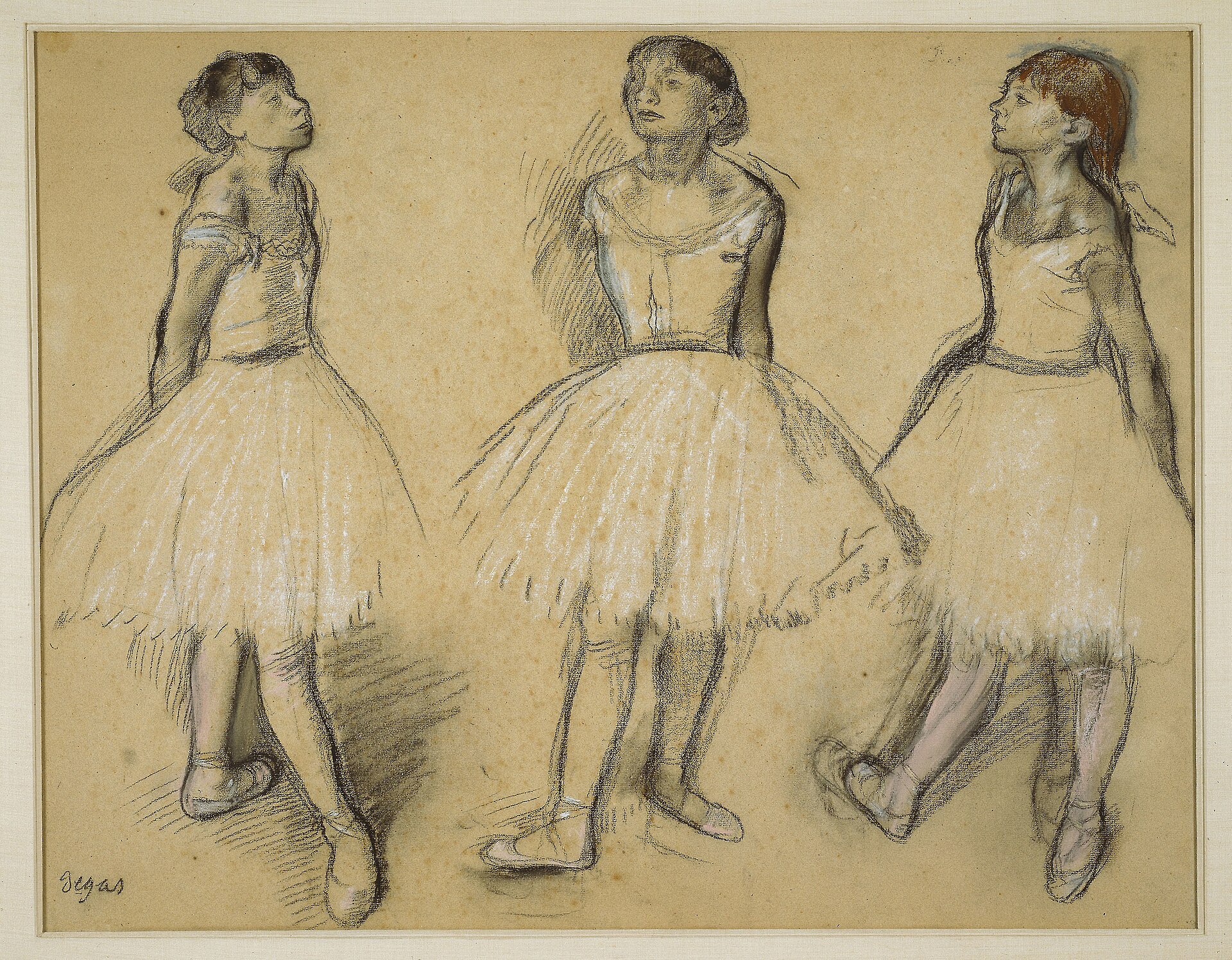 Three Studies of a Dancer in Fourth Position
