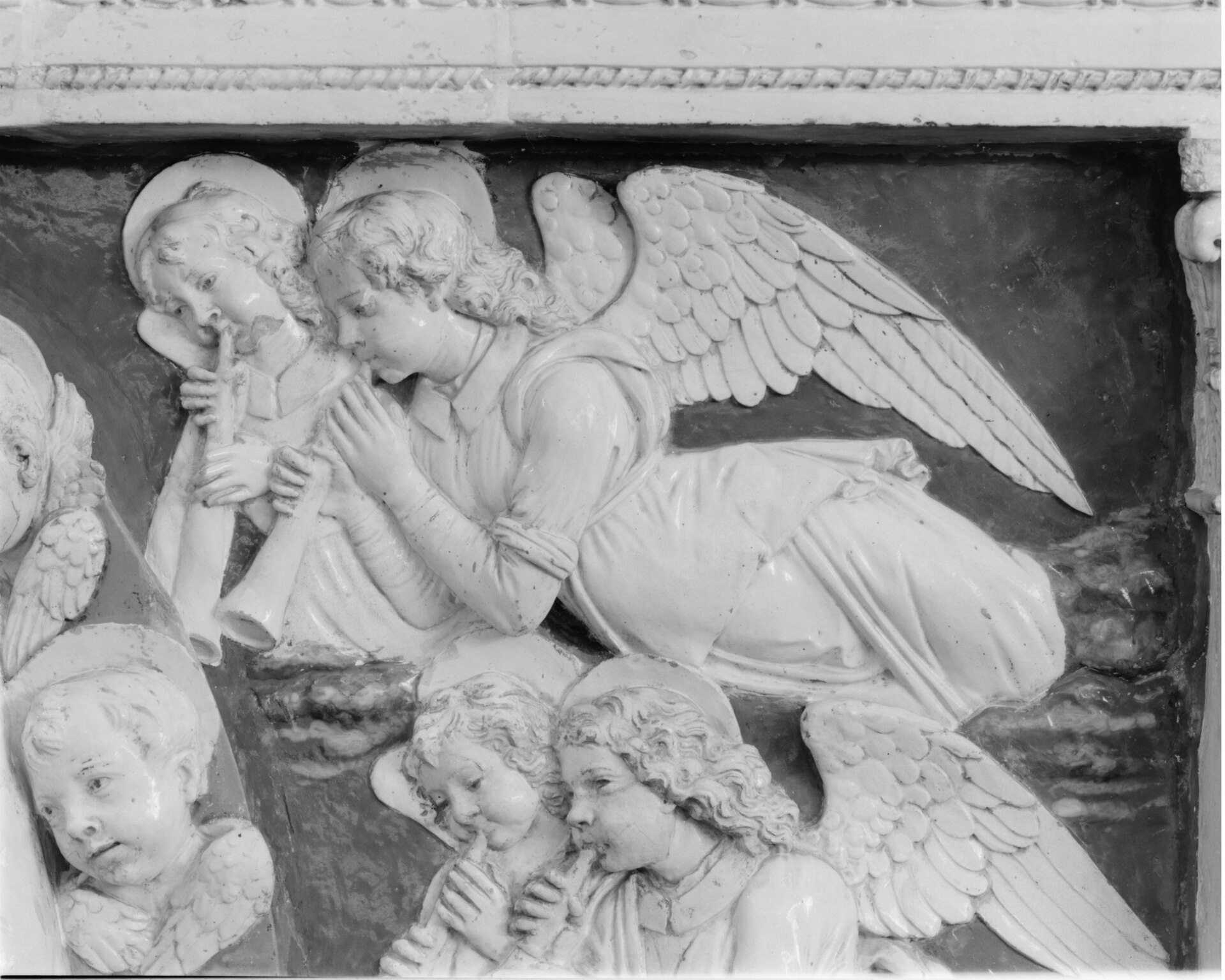 The Assumption of the Virgin, detail photograph