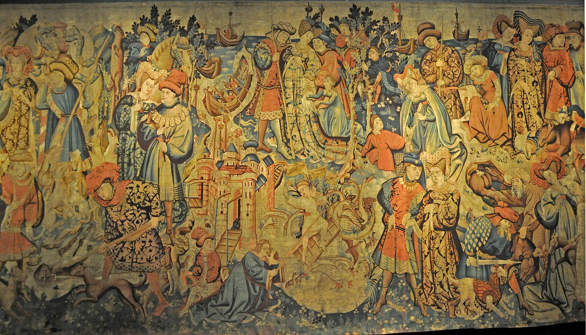 Otter and Swan Hunt, gallery view