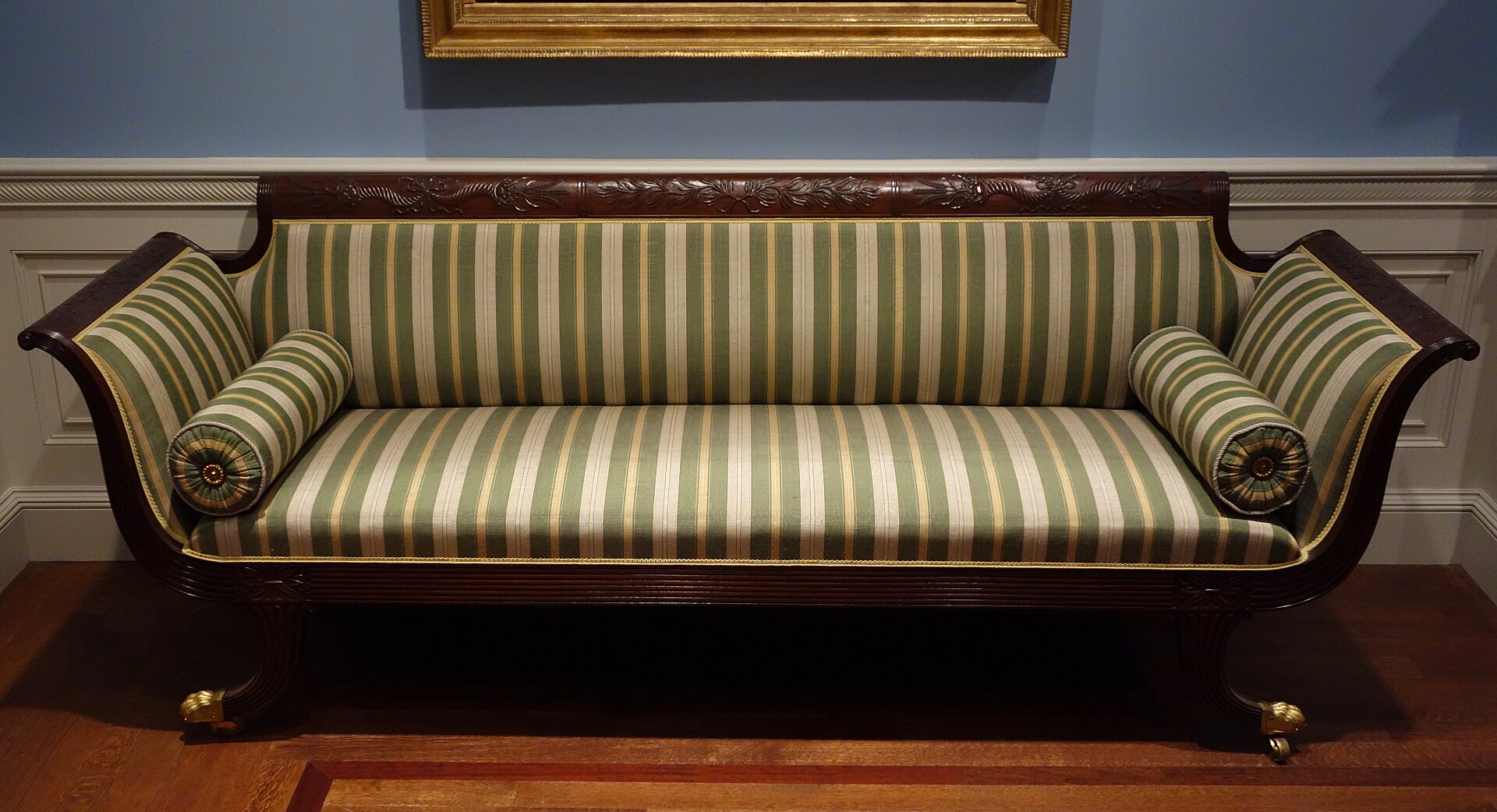 Sofa, attributed to the Duncan Phyfe shop (Cincinnati Art Museum)