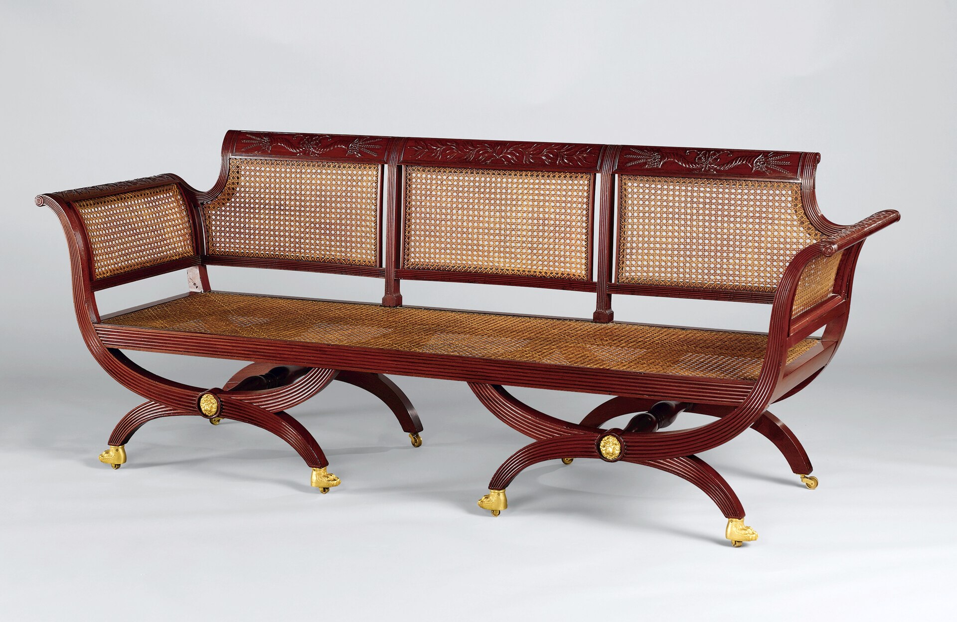 Sofa, Attributed to Duncan Phyfe, archival plate