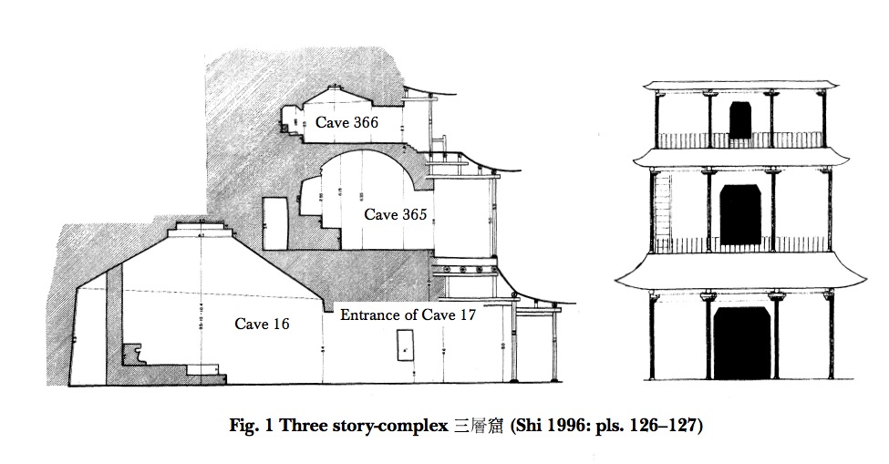 Stein's plan of Caves 16 and 17