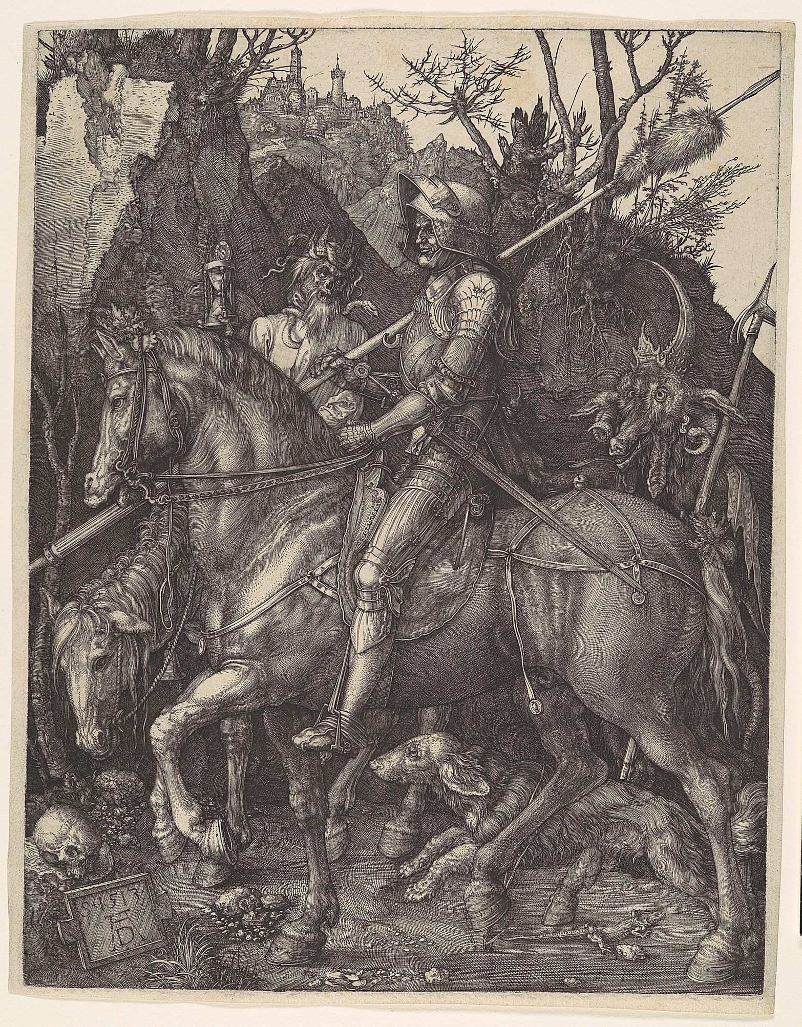 Knight, Death and the Devil, Metropolitan Museum impression