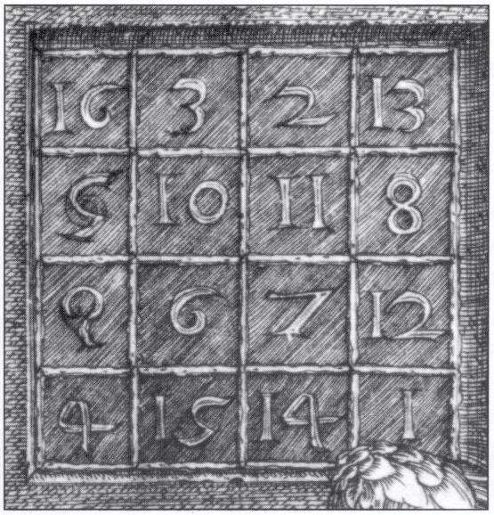 Detail of the magic square