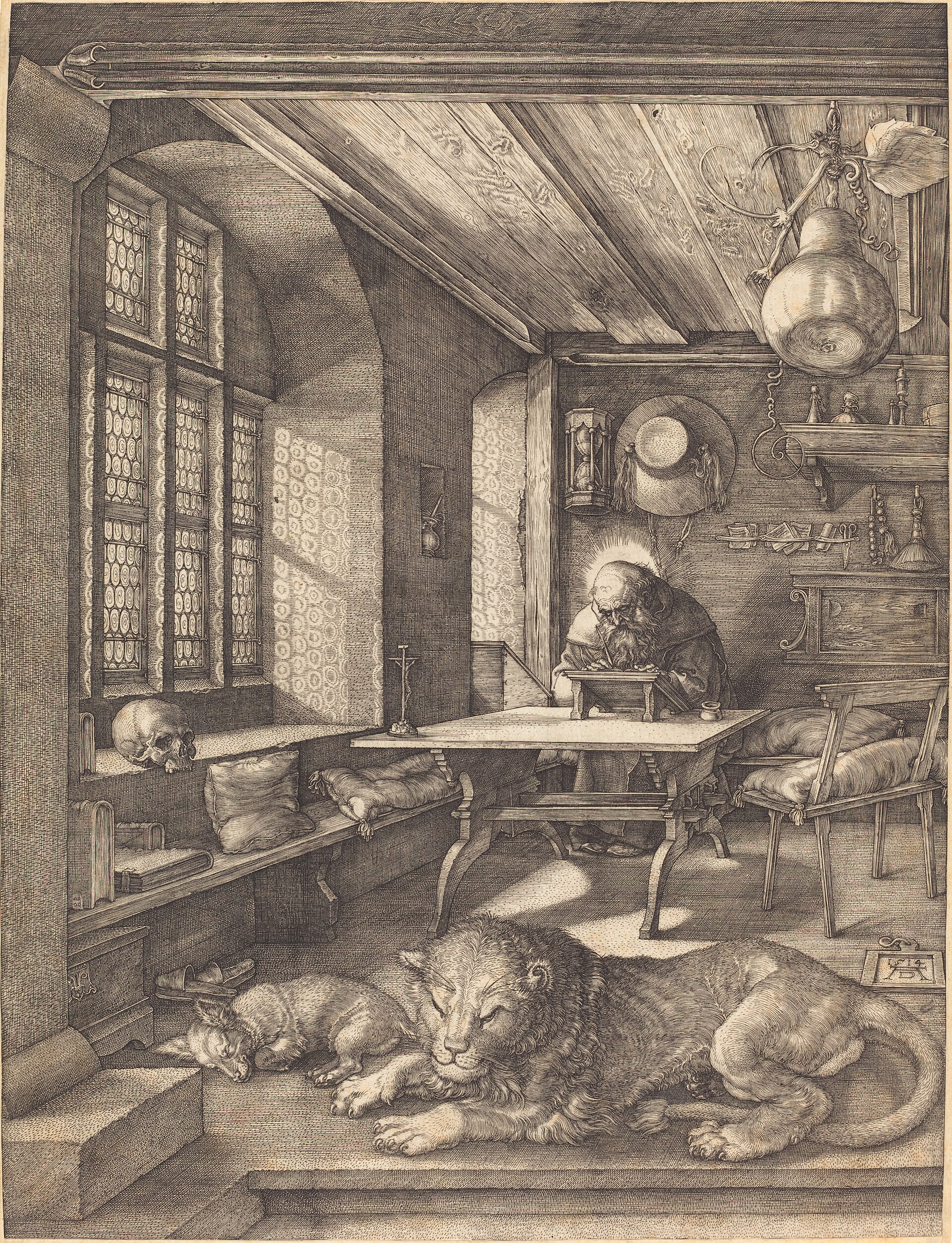 Saint Jerome in His Study