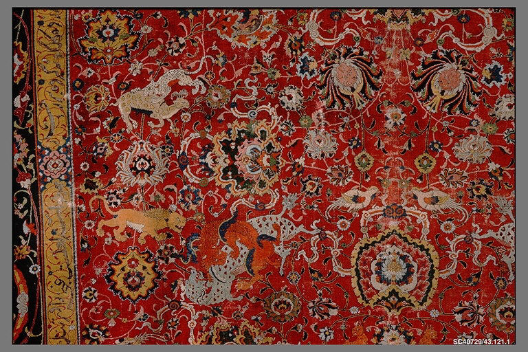 The Emperor's Carpet, detail of border and corner field