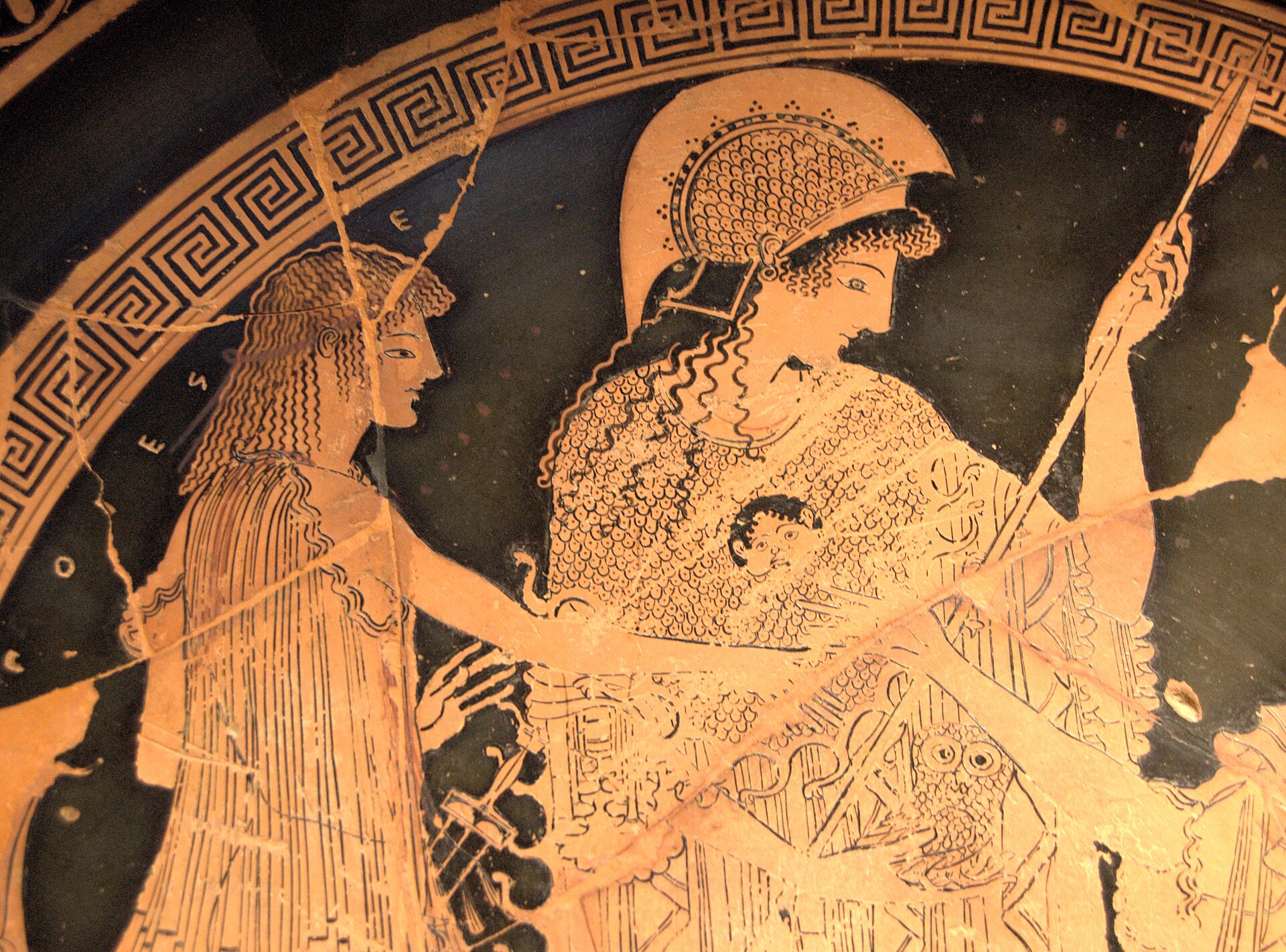 Cup with Theseus and Amphitrite, Louvre G 104