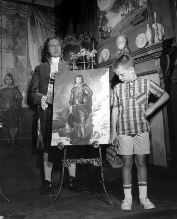 A reproduction in a Florida wax museum, 1965