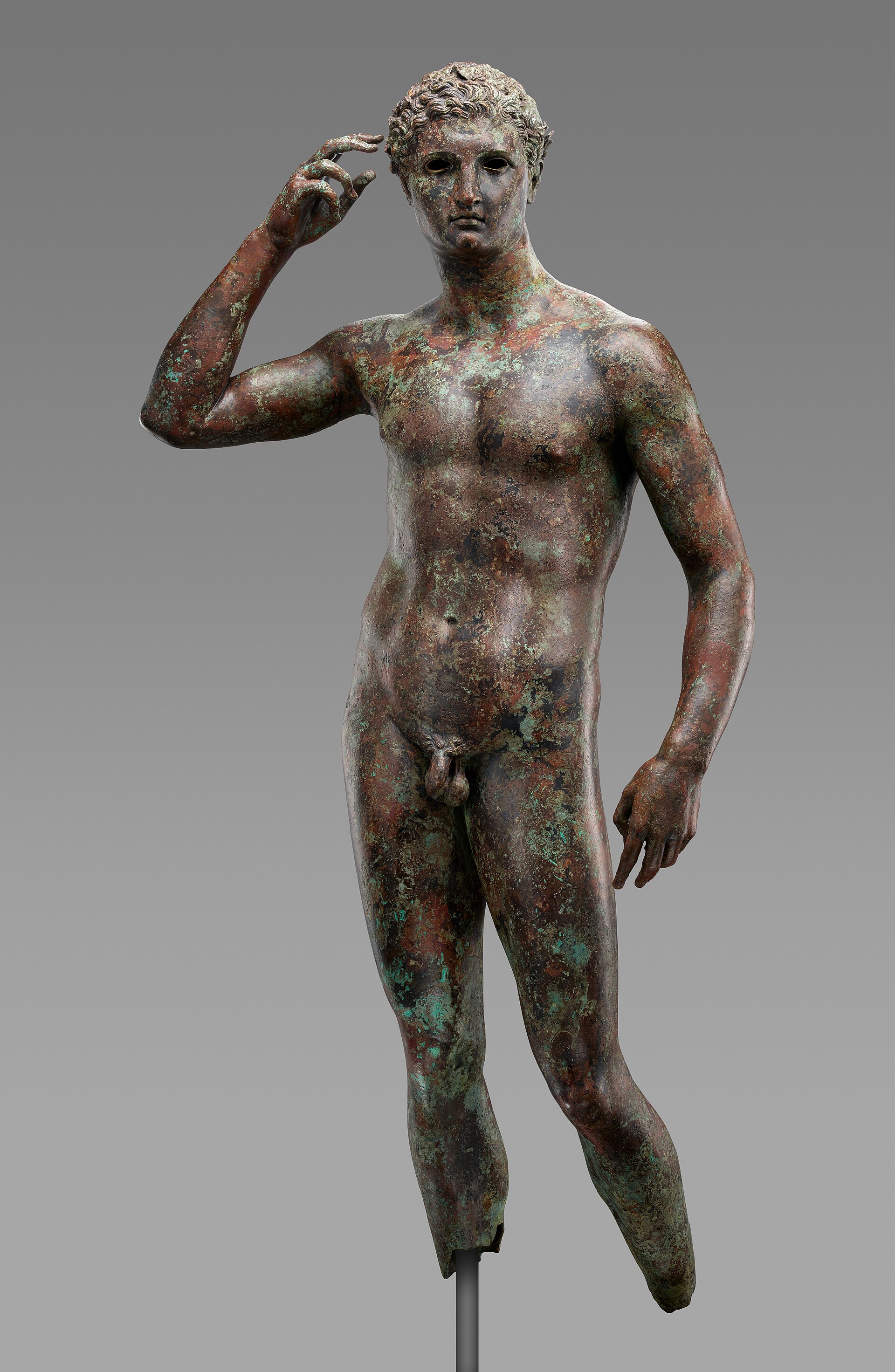 Statue of a Victorious Youth, head