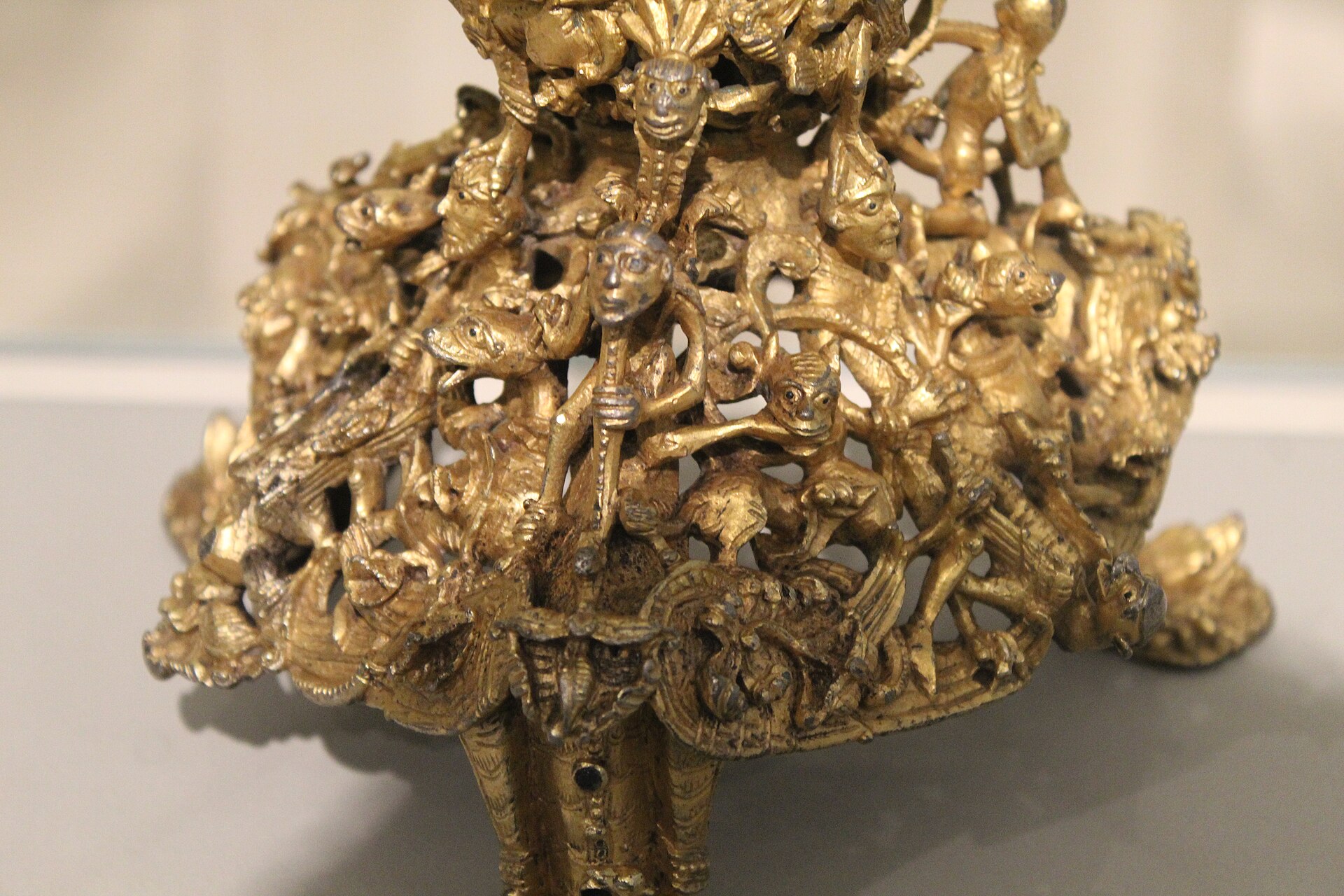 The Gloucester Candlestick, detail