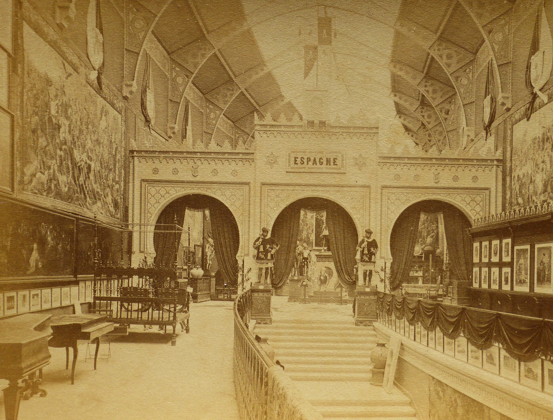 The Spanish section at the Trocadero, May 1878